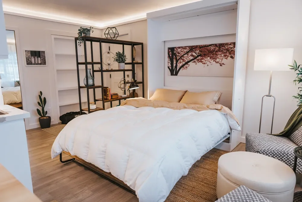 Private Caregiver's Suite Murphy Bed / Living Area