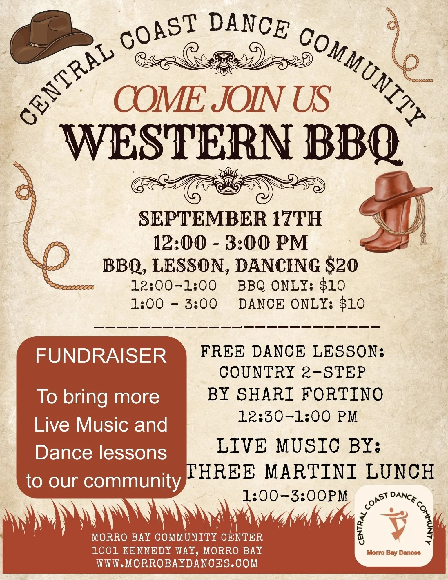Fundraiser BBQ and Dance