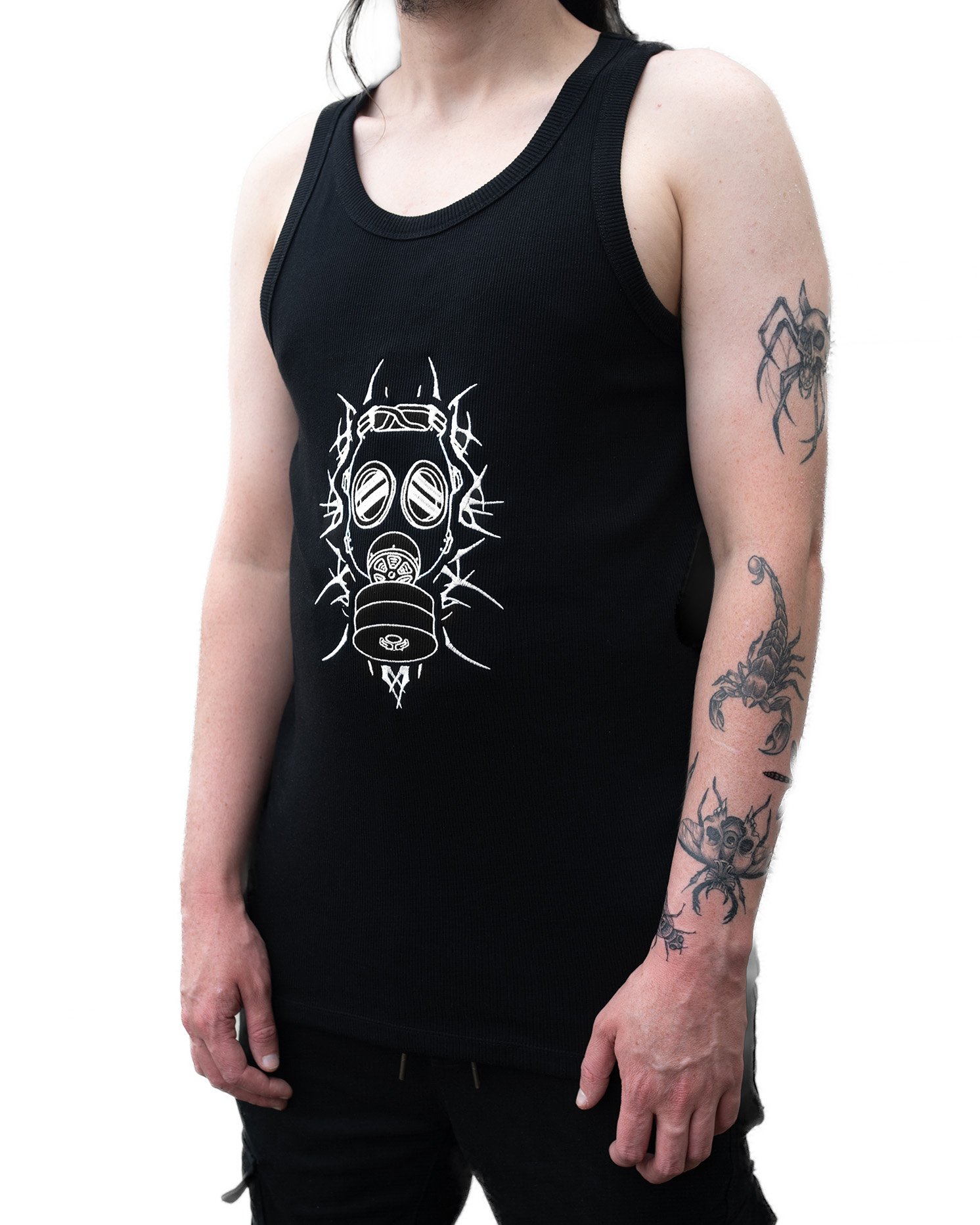 Gas Mask Black Singlet Image 2.jpg