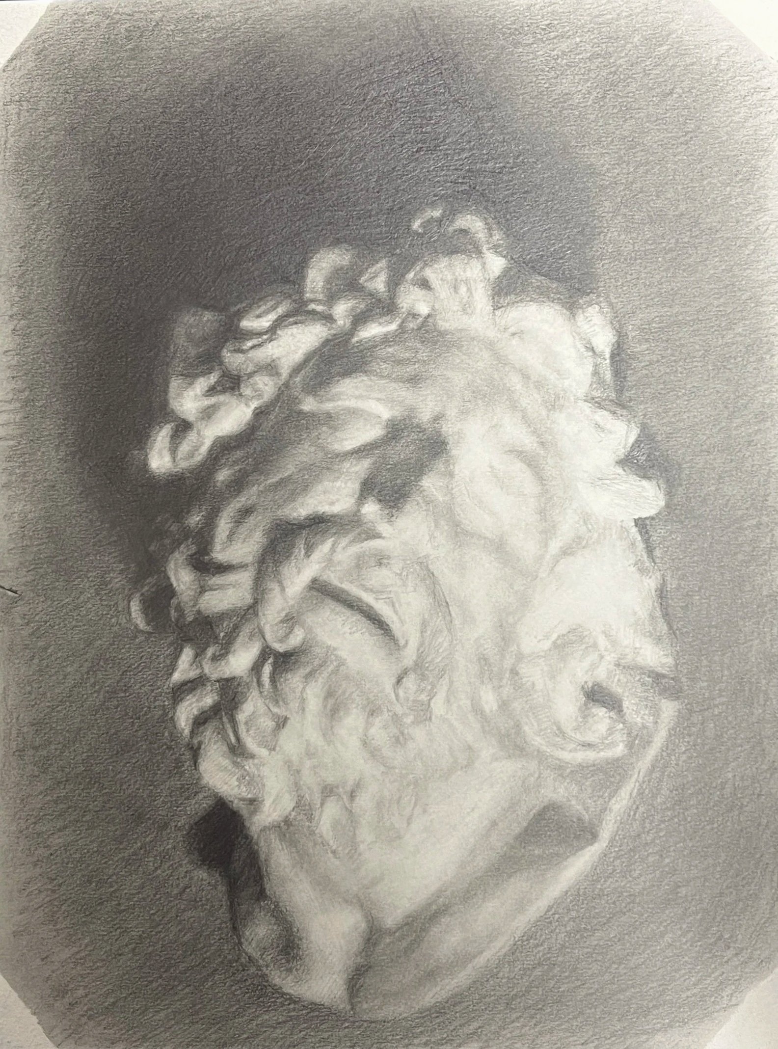 pencil on paper, 9" x 12", 2024