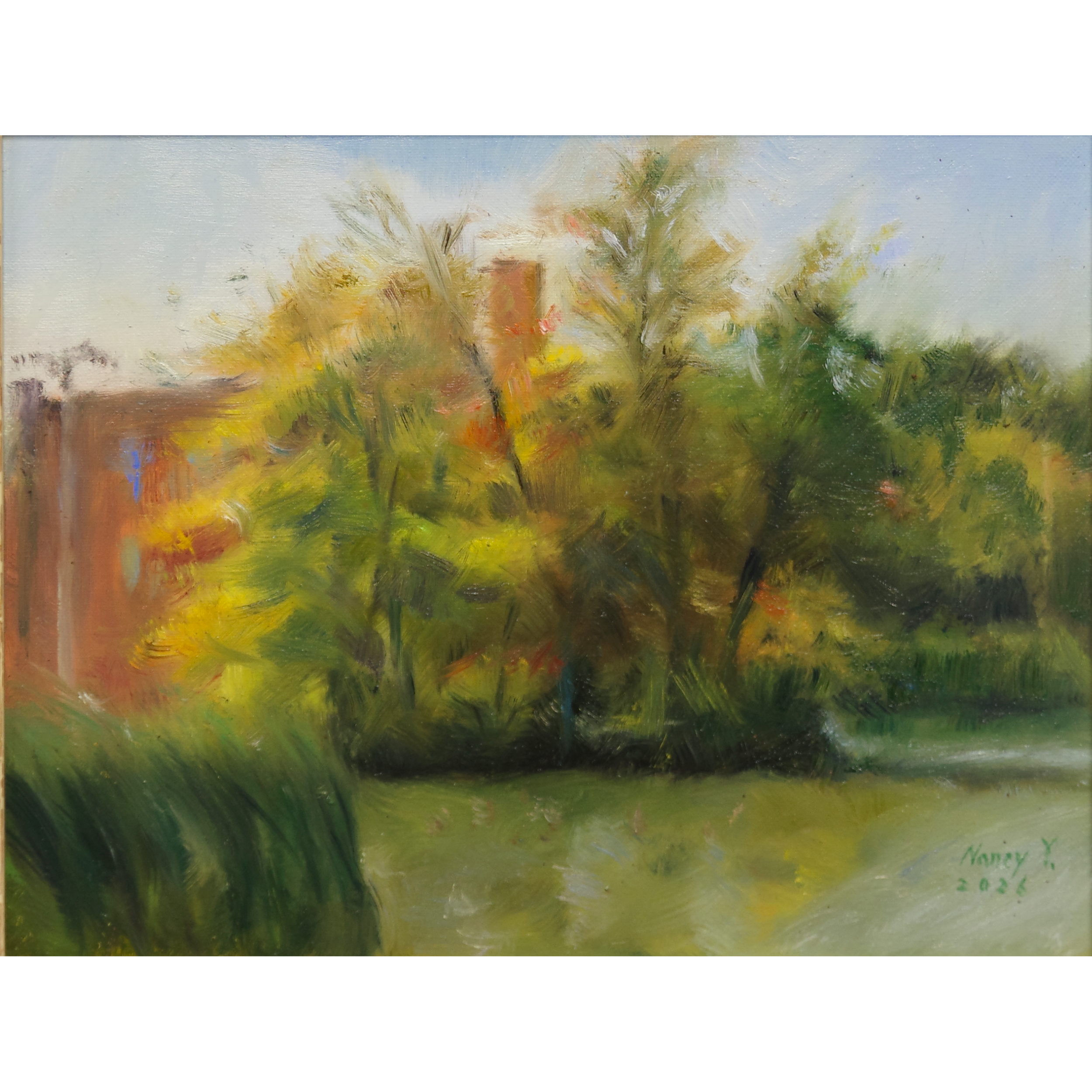 Where the Afternoon Rests, oil on canvas, 11"x14", 2026