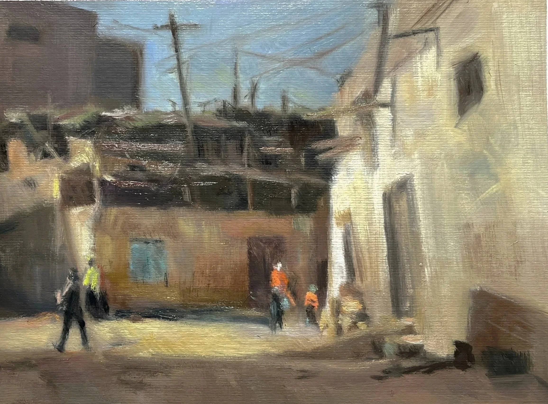 Color Study, oil on canvas paper, 11" x 14", 2024 