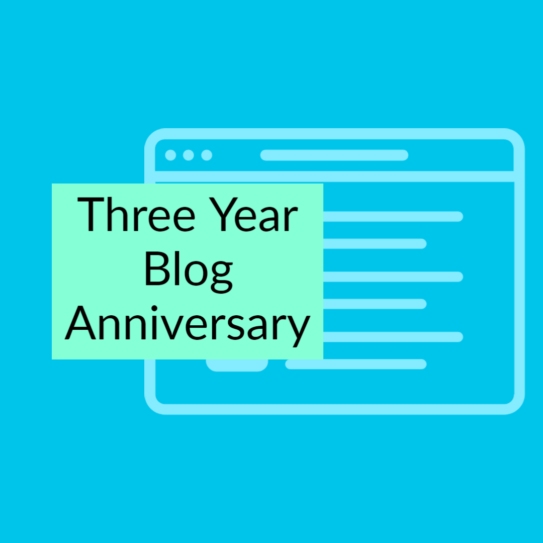 Three-Year Blog Anniversary