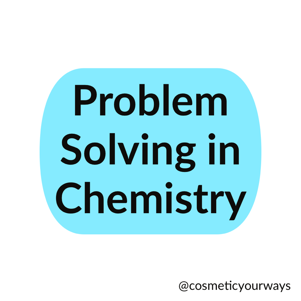 Problem Solving In Chemistry