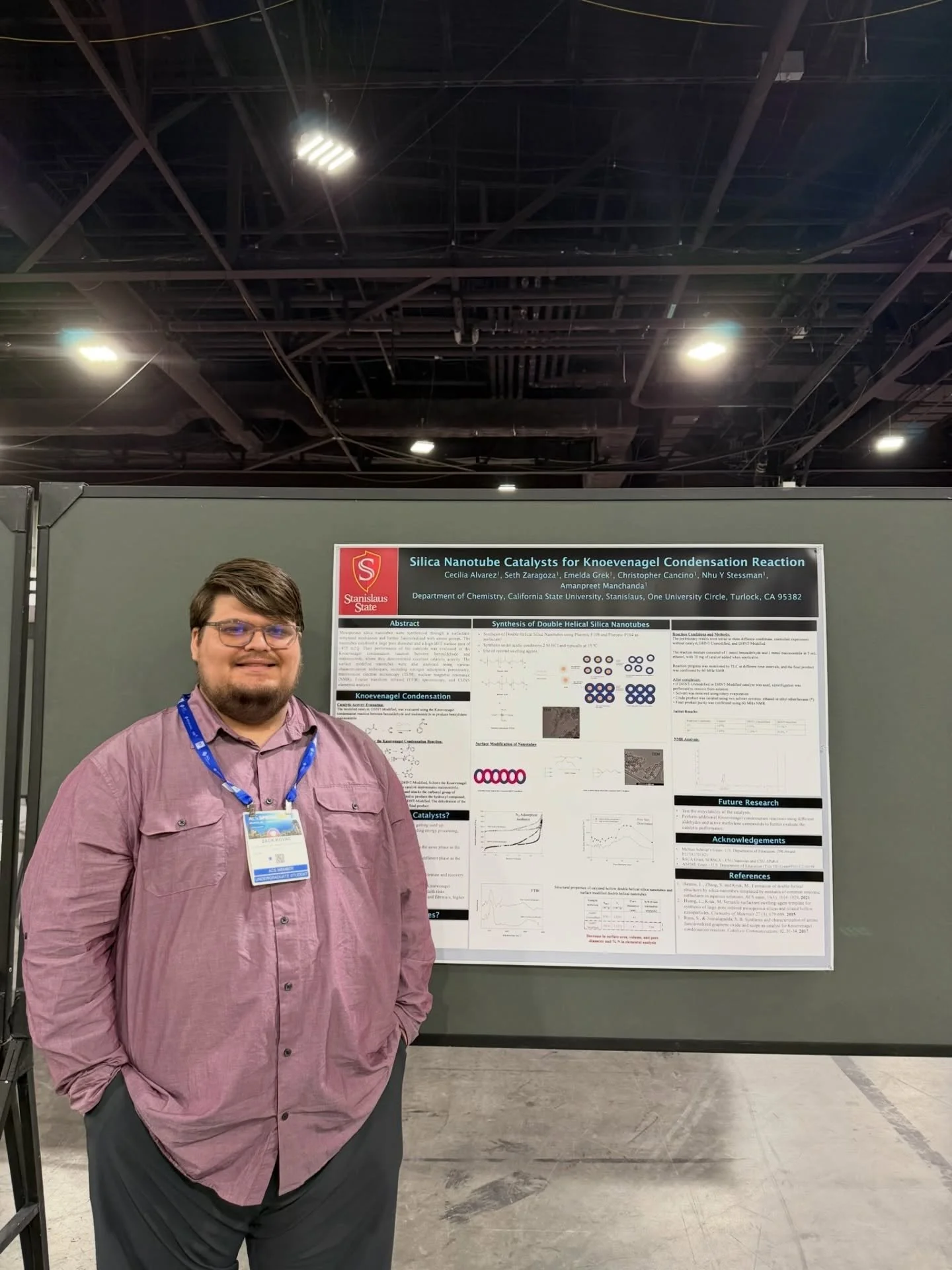 Huge accomplishment for me! Presenting my research at ACS 150 was a dream come true. It's only fueled my passion for discovery. Post-college plans are still unfolding, but I'm excited to see what the future holds.