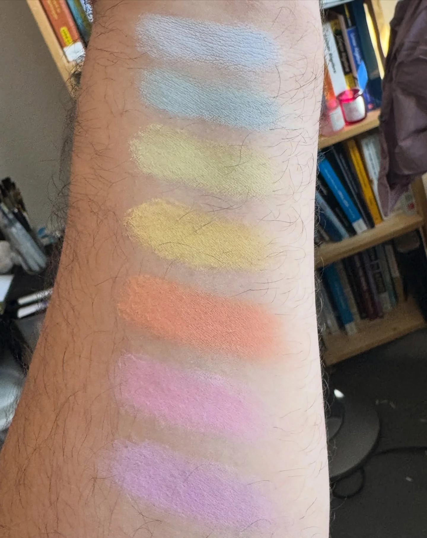Pastel Matte Swatches and Look