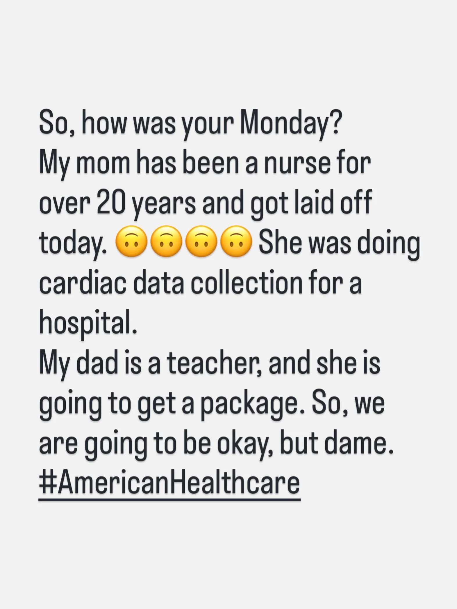 #americanhealthcare 🦅🦅🦅