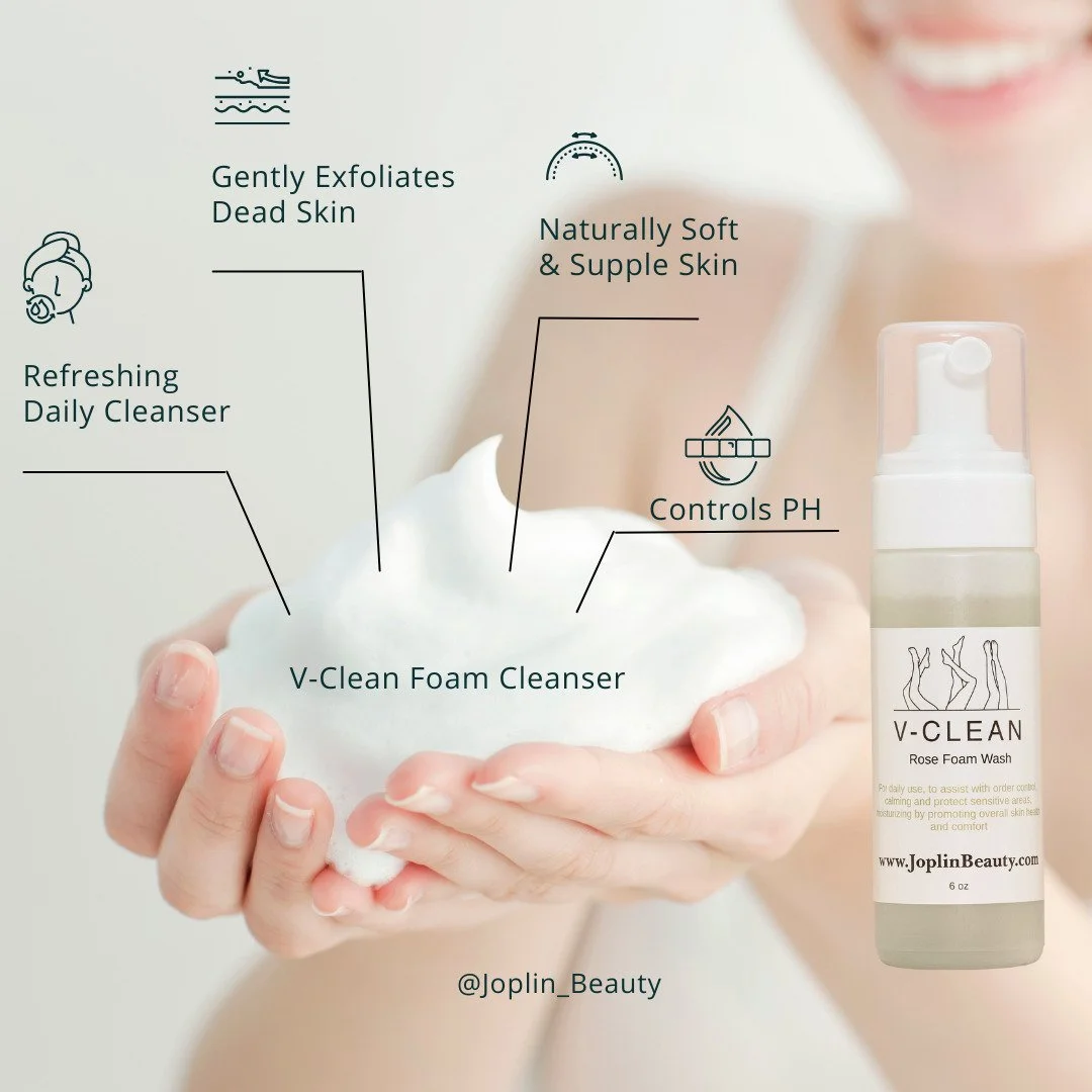 V-Clean Rose Foam Wash is gentle enough to use every day for all genders! 

It helps keep the PH Balanced
Moisturize the skin
Refreshing scene without chemicals

Specially formulated with a natural lineup of emollients and soothing extracts that help