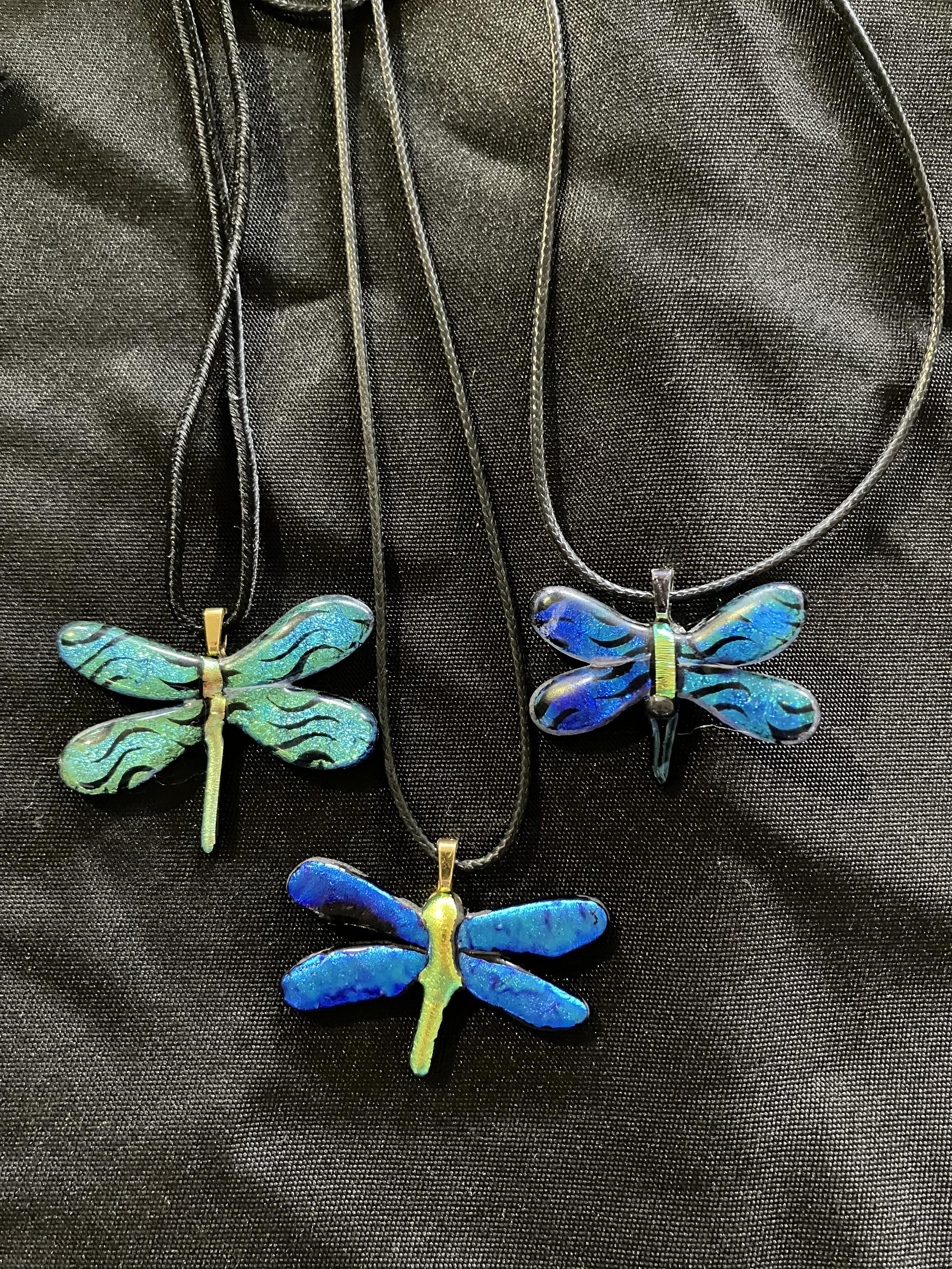 FUSED GLASS HEART PENDANT