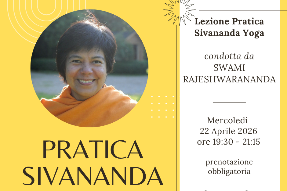 Pratica di Yoga Sivananda con Swami Rajeswarananda