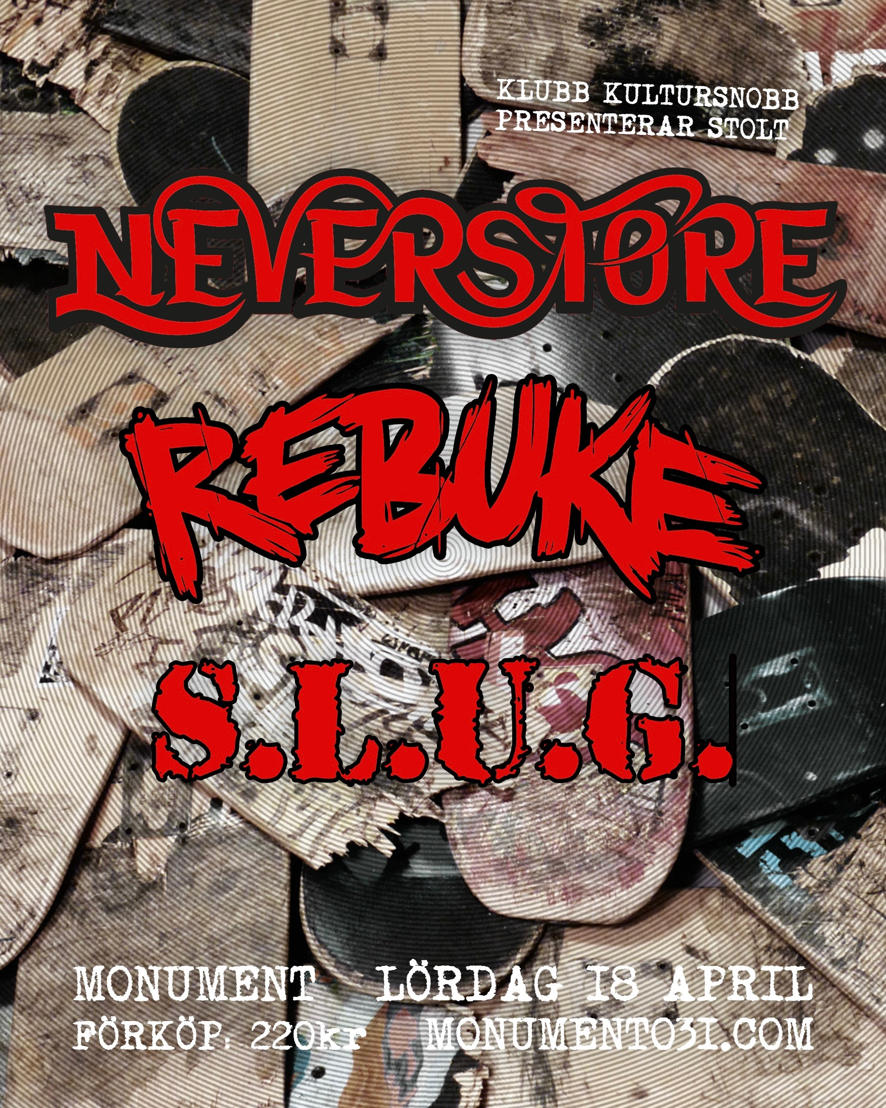 GÖTEBORG - Monument - med Rebuke &amp; S.L.U.G