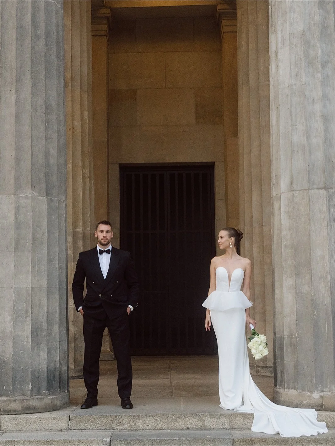 A new era of bridal fashion. Bold. Clean. Modern. If this is your vibe, let&rsquo;s be friends! ✨

Concept &amp; Photographer: @nadine.amadi
Model: @leaunddavid
Hair and Make up: @innapollie
Dress: @gerbaulet.bridal

#WeddingStyle #BrideStyle #Weddin