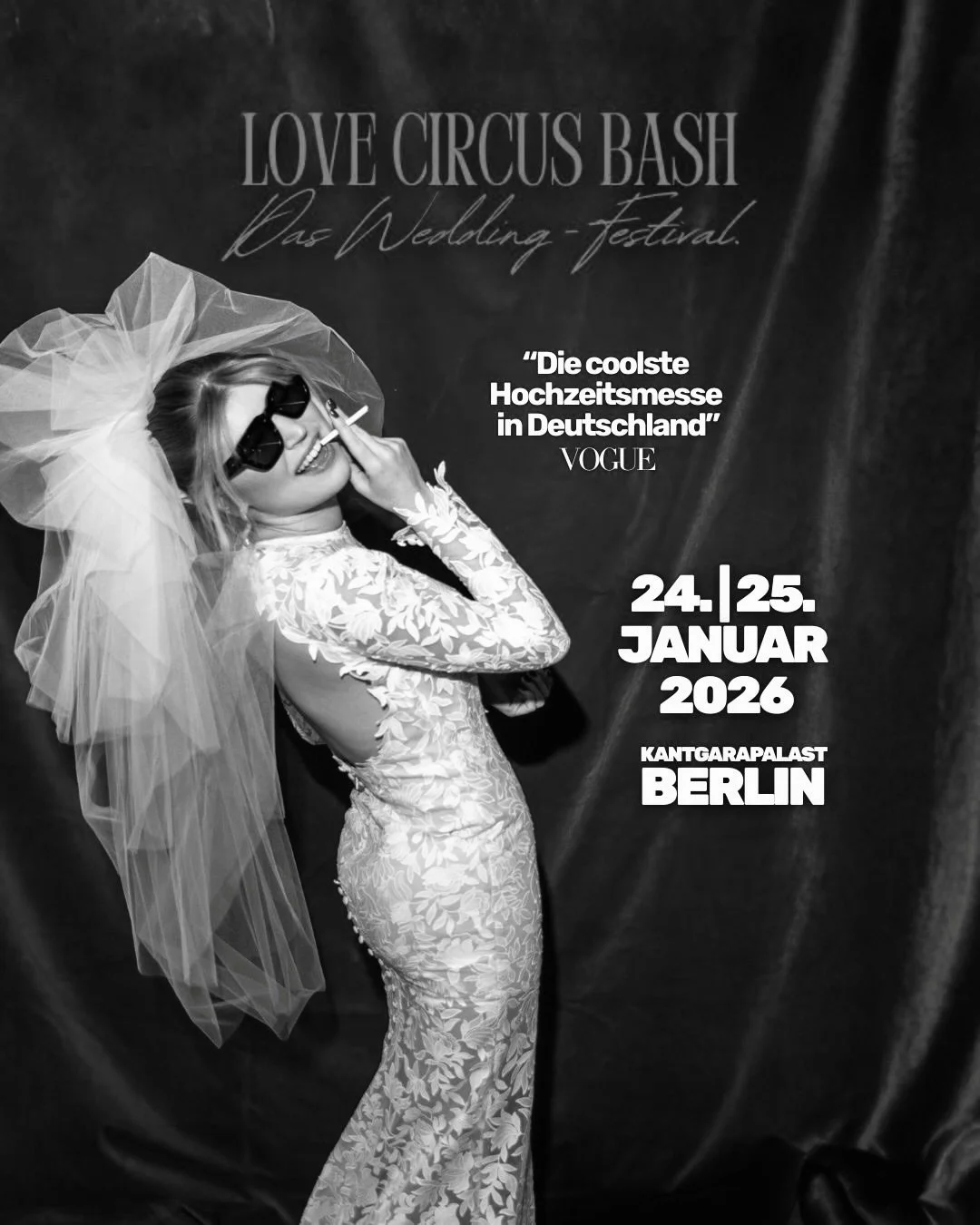✨ Heute ist es so weit! ✨

Der Love Circus BASH  startet &ndash; und wir sind dabei! 
Wir freuen uns riesig darauf, euch unsere Kollektion pers&ouml;nlich zu zeigen, euch kennenzulernen und ganz viele tolle Gespr&auml;che zu f&uuml;hren.

Und kleiner