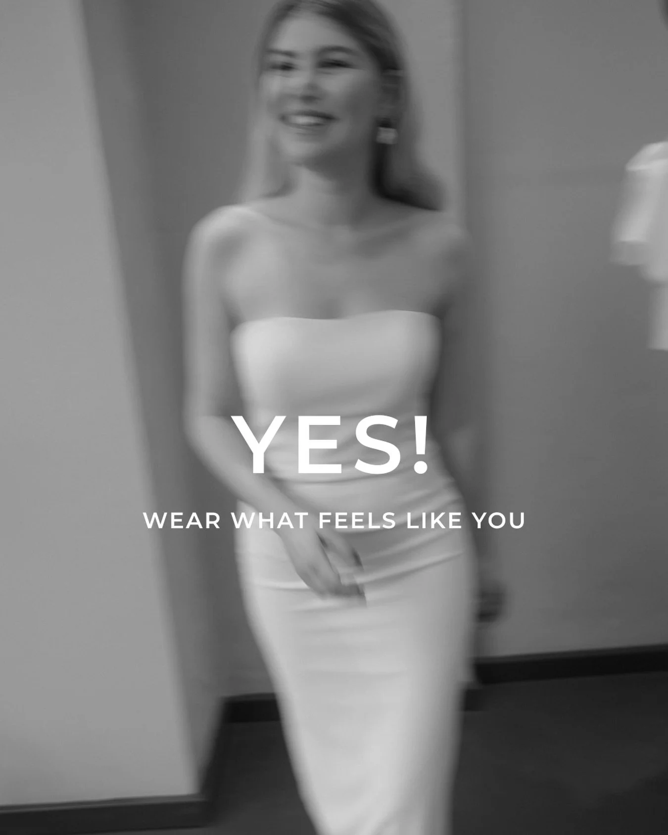 Das sch&ouml;nste Ja? Das zu dir selbst. 🤍

Zu deinem Stil. Deinem Bauchgef&uuml;hl. Und einem Kleid, in dem du dich rundum wie du selbst f&uuml;hlst.

Wear what feels like you. Wir lieben dein YES!

@nadine.amadi 
@lilith.becker 
@sutida_studio 

#