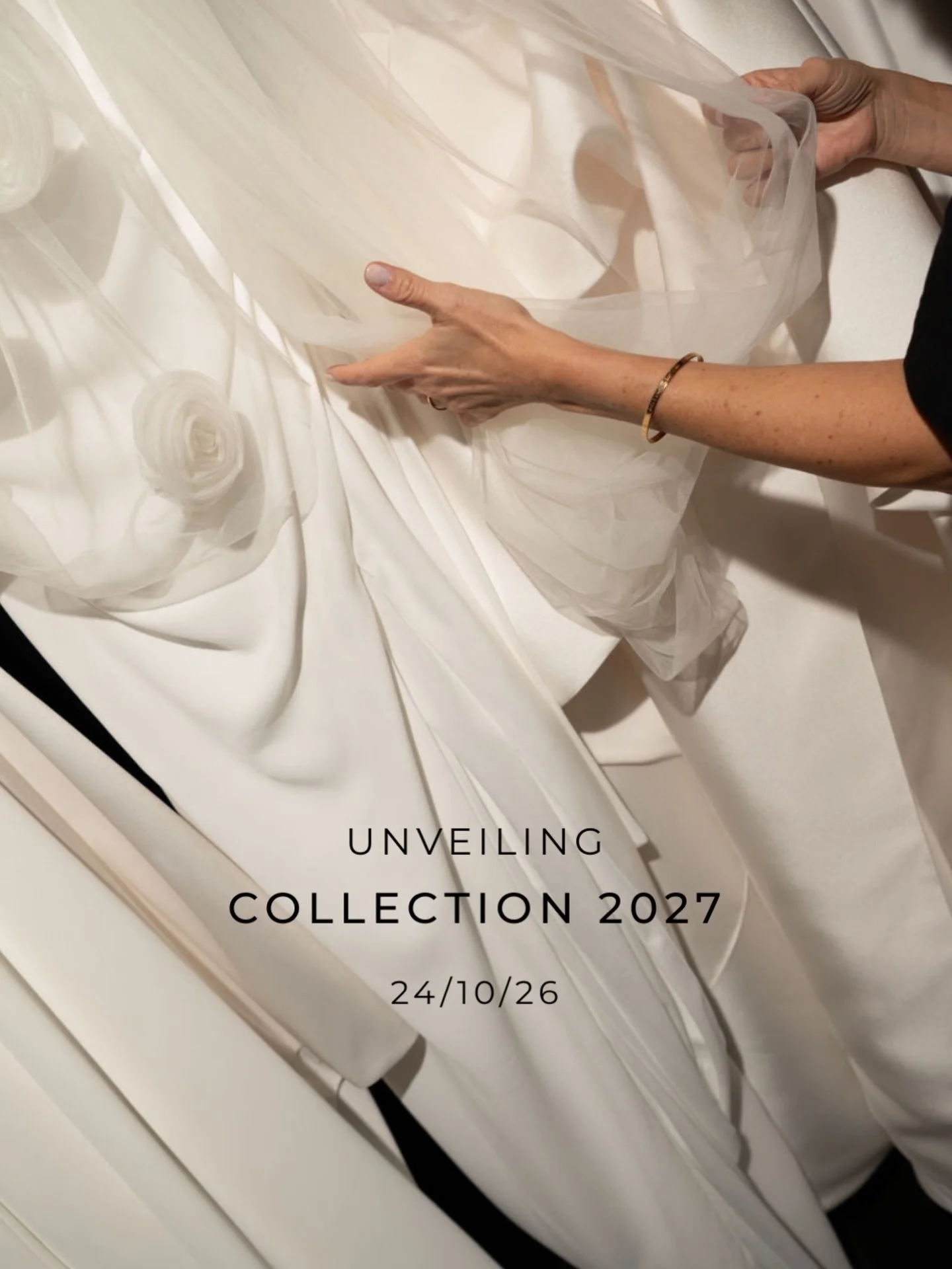 Discover a new chapter of modern bridal.
Collection 2027. Unveiling October 24th. 🤍

I can&rsquo;t wait to share it with you.

#GerbauletBridal #Collection2027 #ModernBride #ContemporaryBridal #BridalFashion
