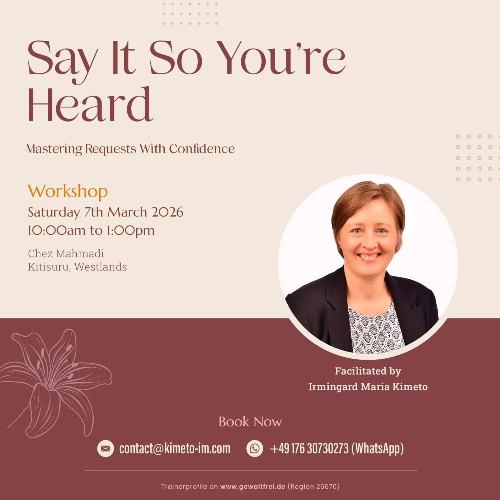 MASTERING REQUESTS WITH CONFIDENCE WORKSHOP