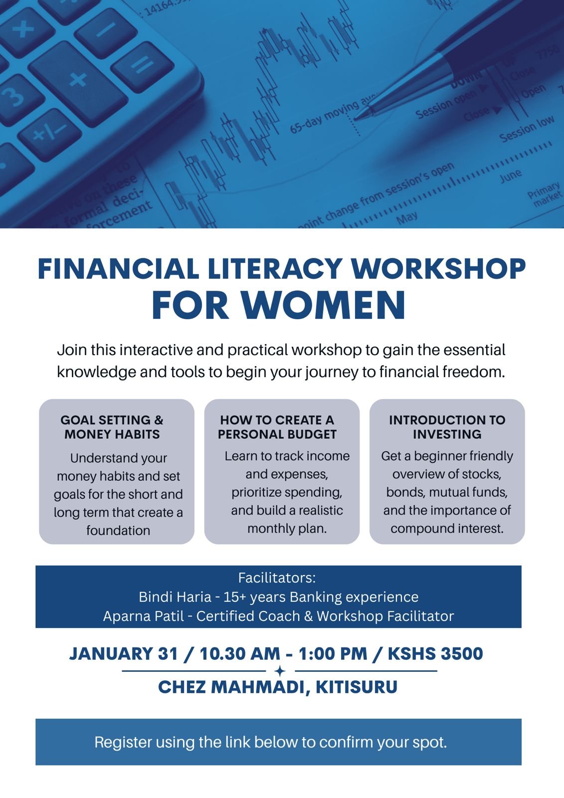 FINANCIAL LITERACY WORKSHOP FOR WOMEN