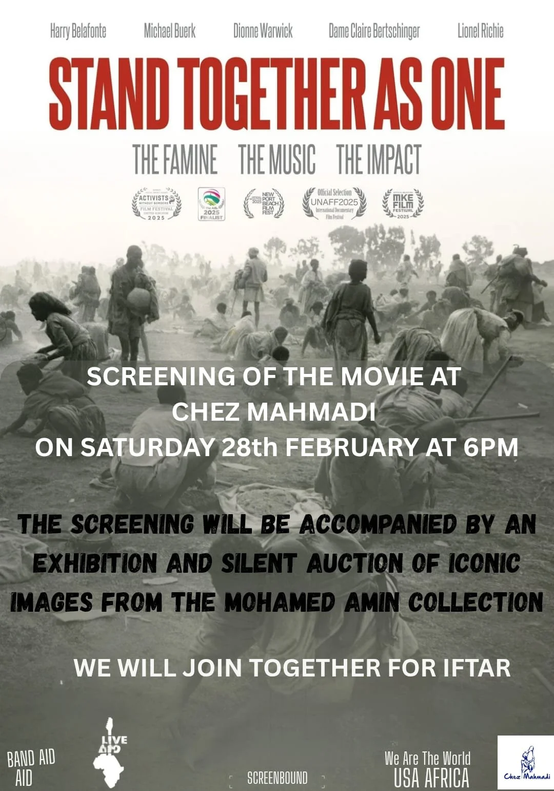 STAND TOGETHER AS ONE - MOVIE SCREENING &amp; SILENT AUCTION