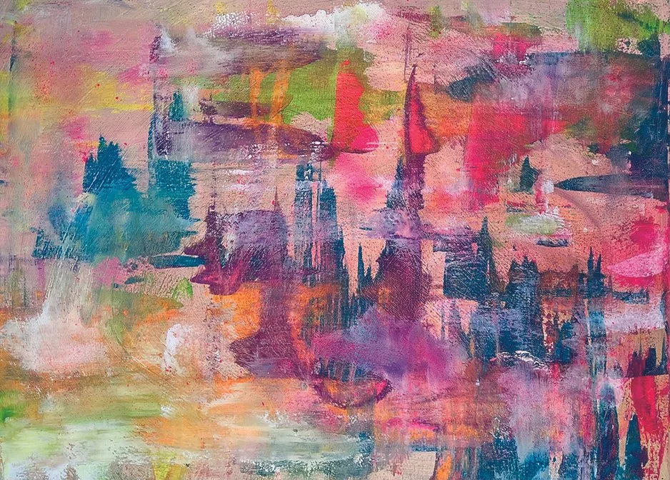 "The Lands Above Us"
Acrylic on canvas
101cm x 76cm x 3.5cm