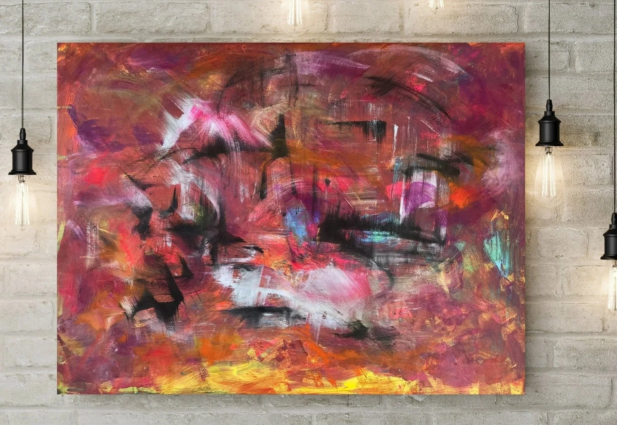 "Fairy Garden"
Acrylic on canvas
76cm x 101cm x 3.5cm