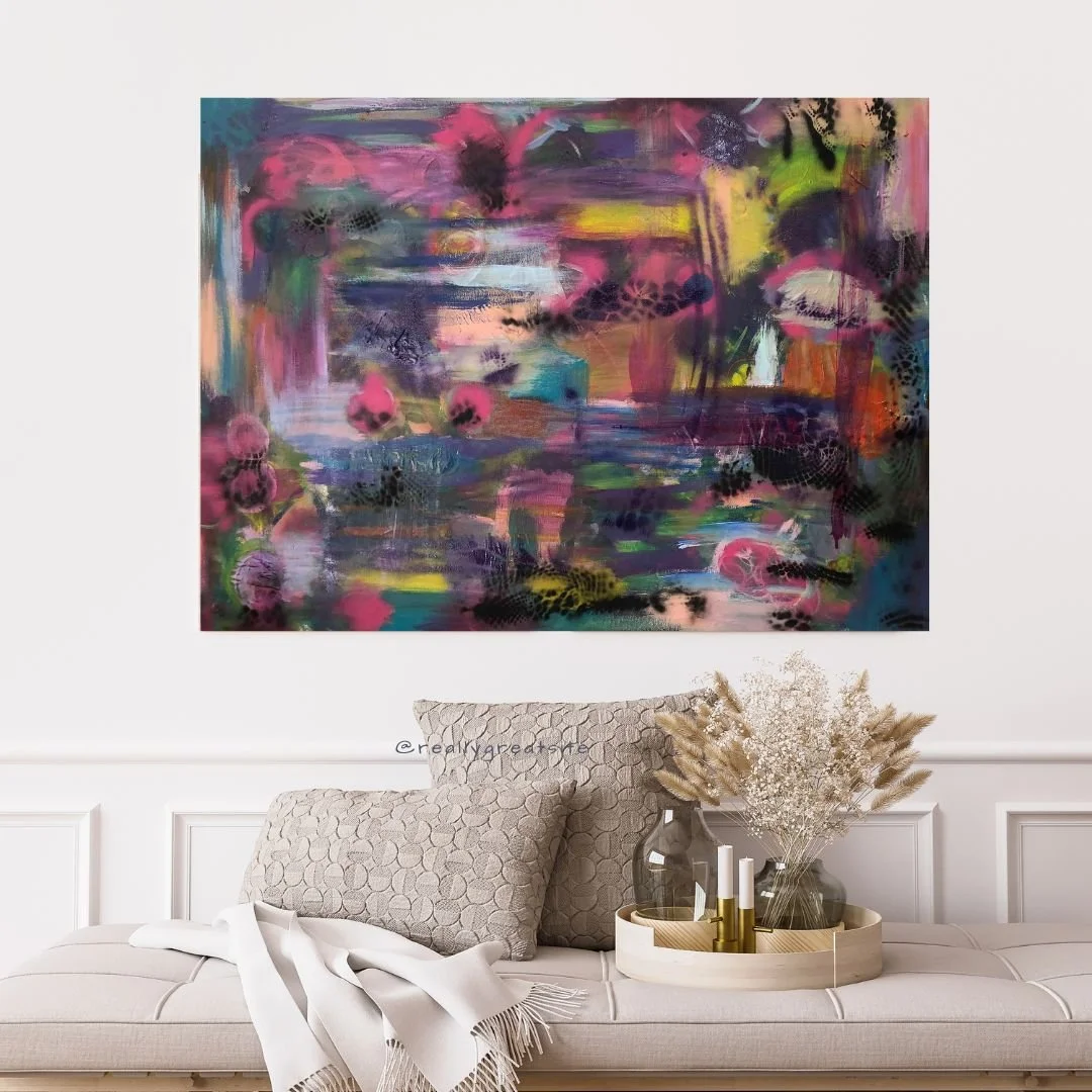 "Walking A New Path"
Acrylic on canvas
101cm x 76cm x 3.5cm