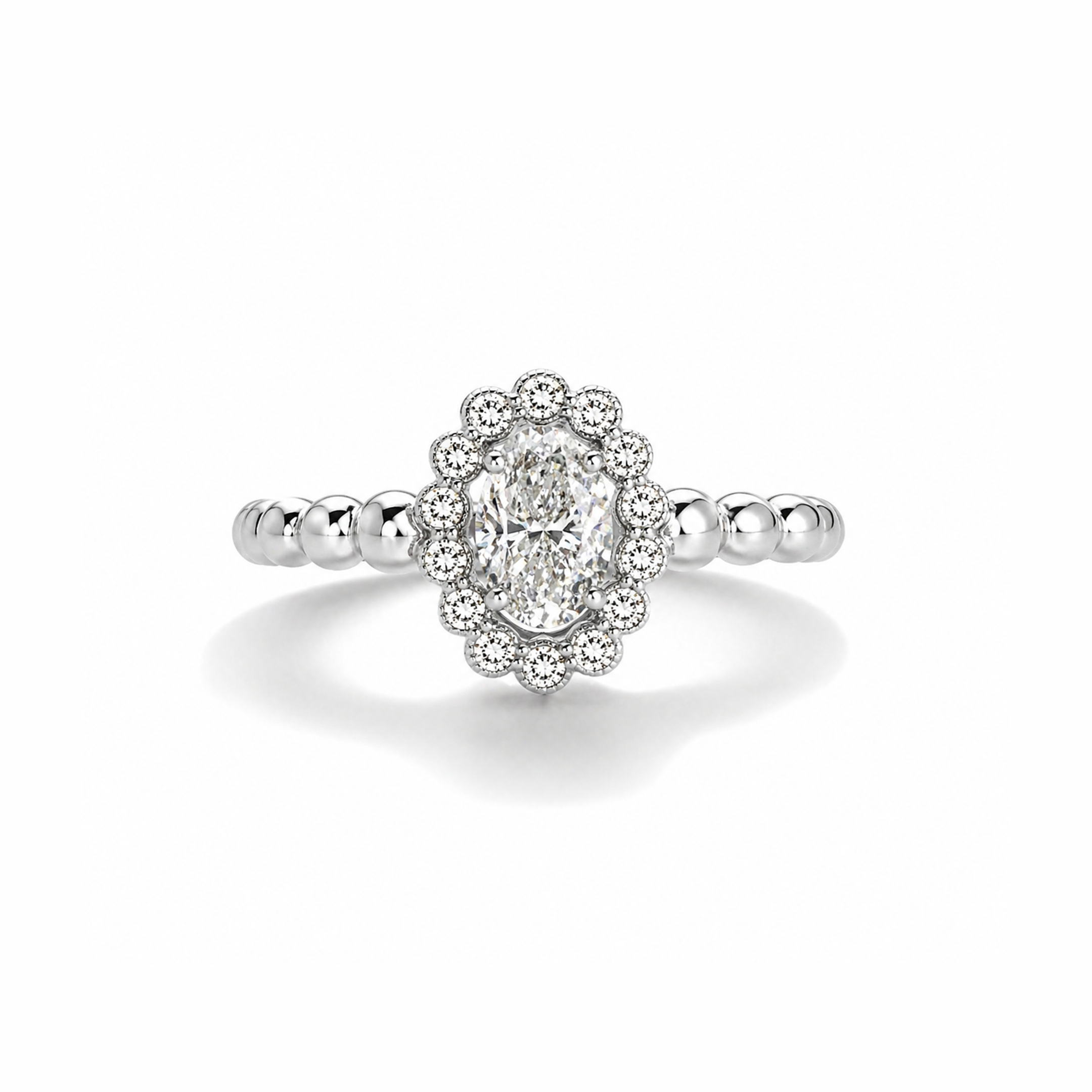 AIR Oval Diamond Ring