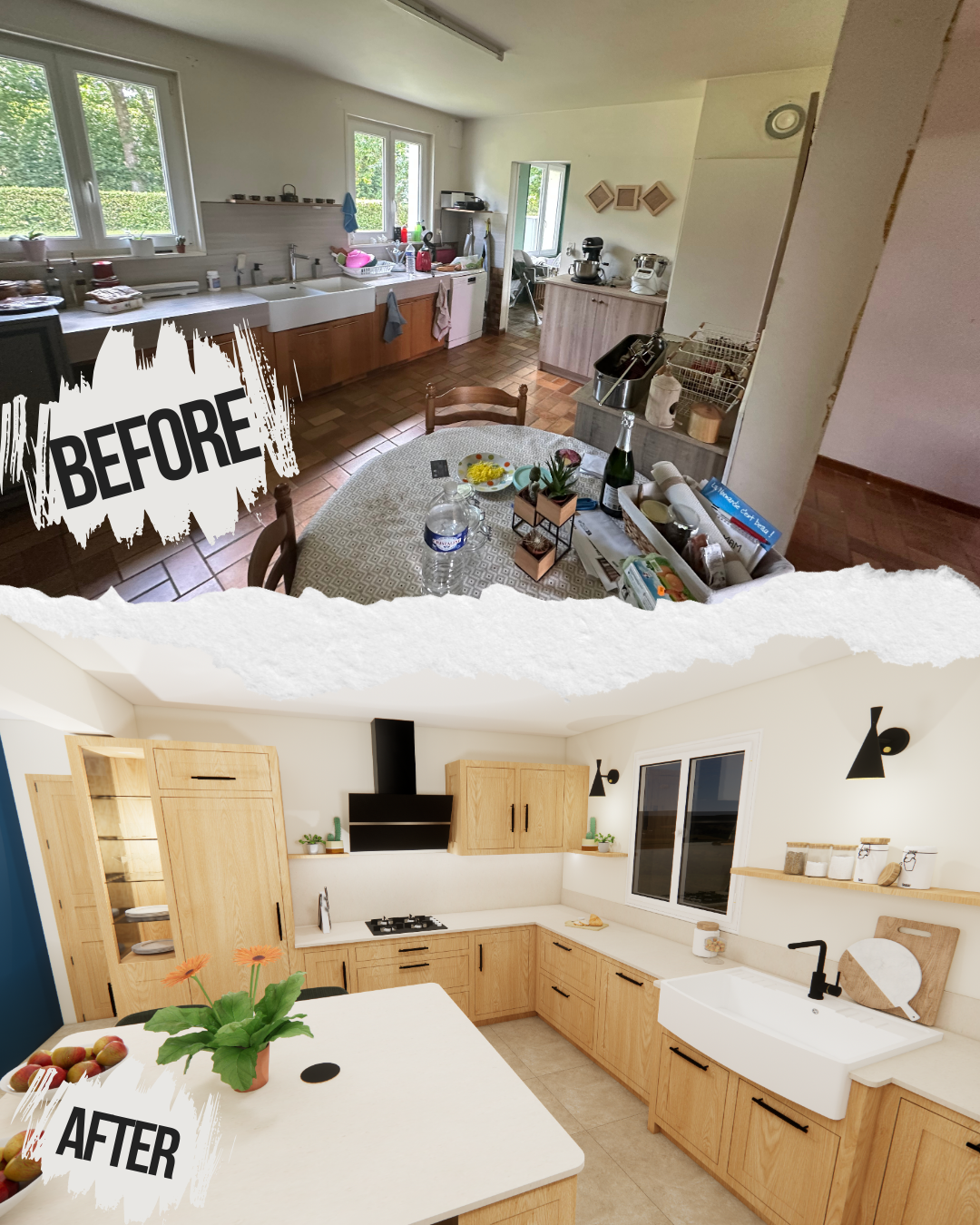 rénovation cuisine anglaise 