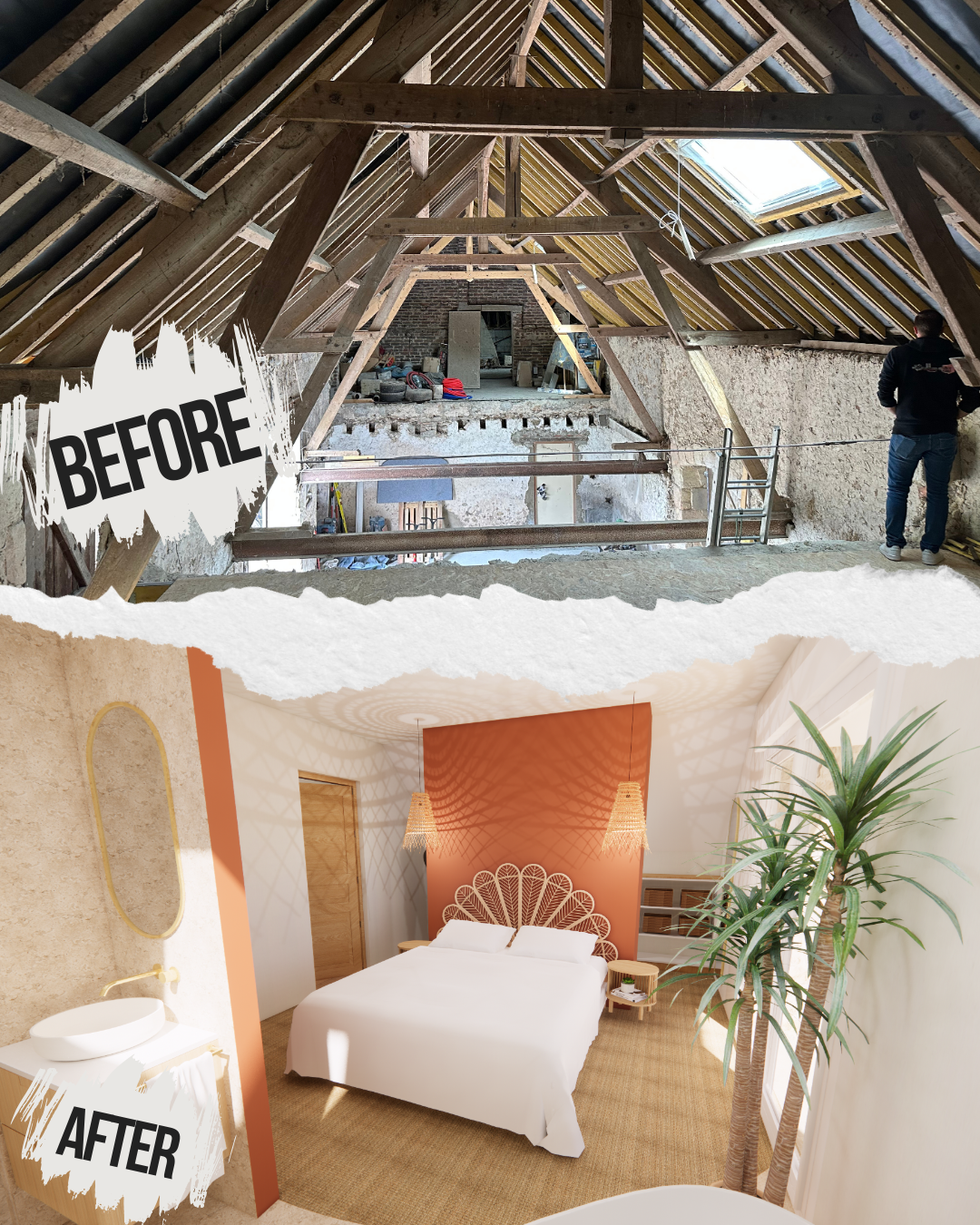 chambre parentale, rénovation 