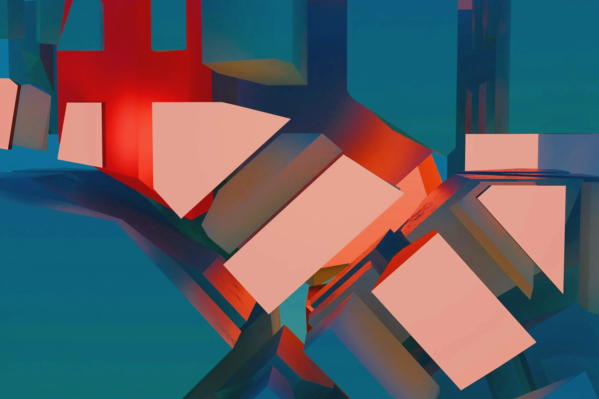 artwork glass mosaic with cross