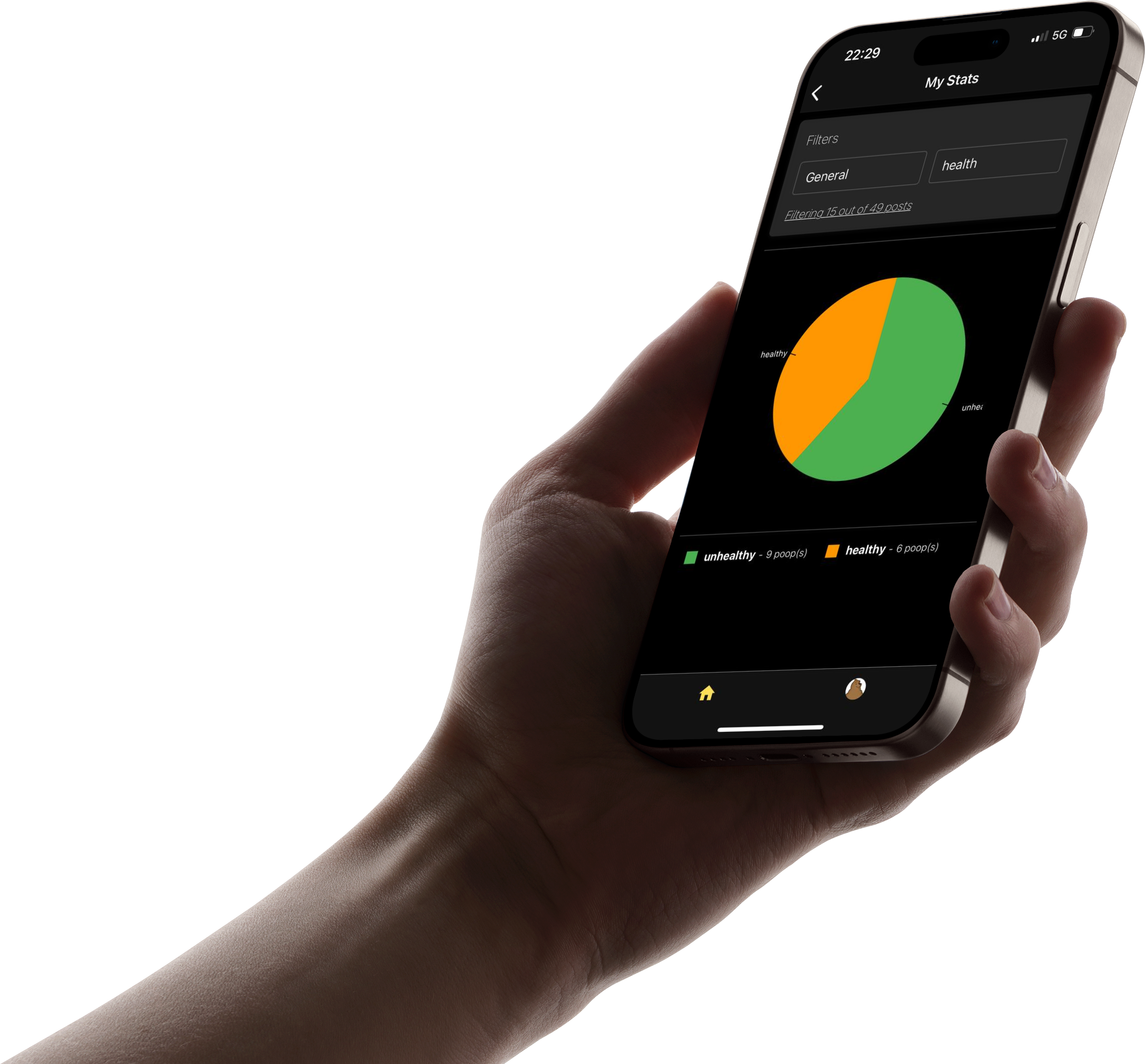 PoopCheck AI analyzing stool image to classify stool type using the Bristol Stool Chart
