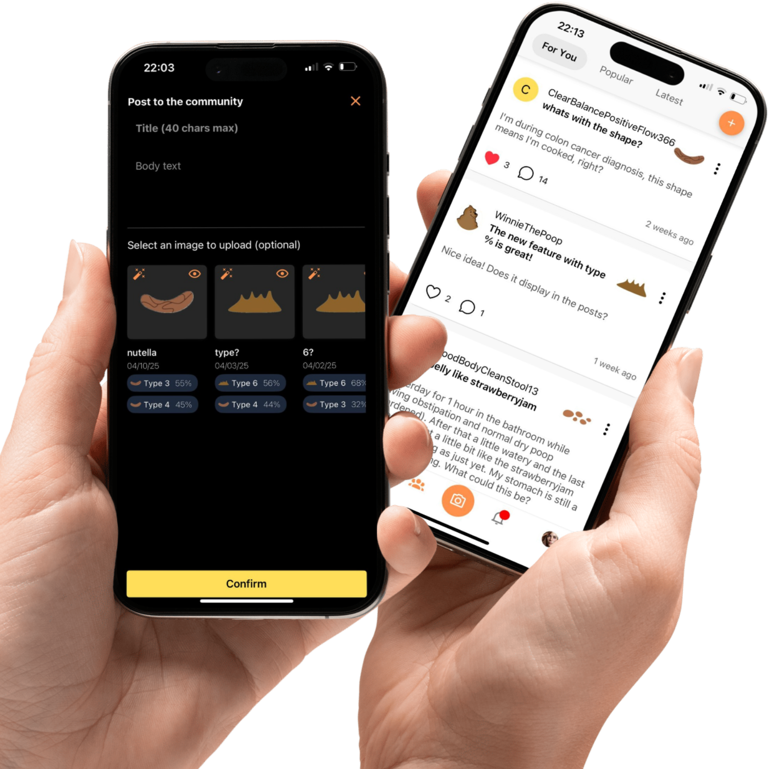 PoopCheck AI analyzing stool image to classify stool type using the Bristol Stool Chart