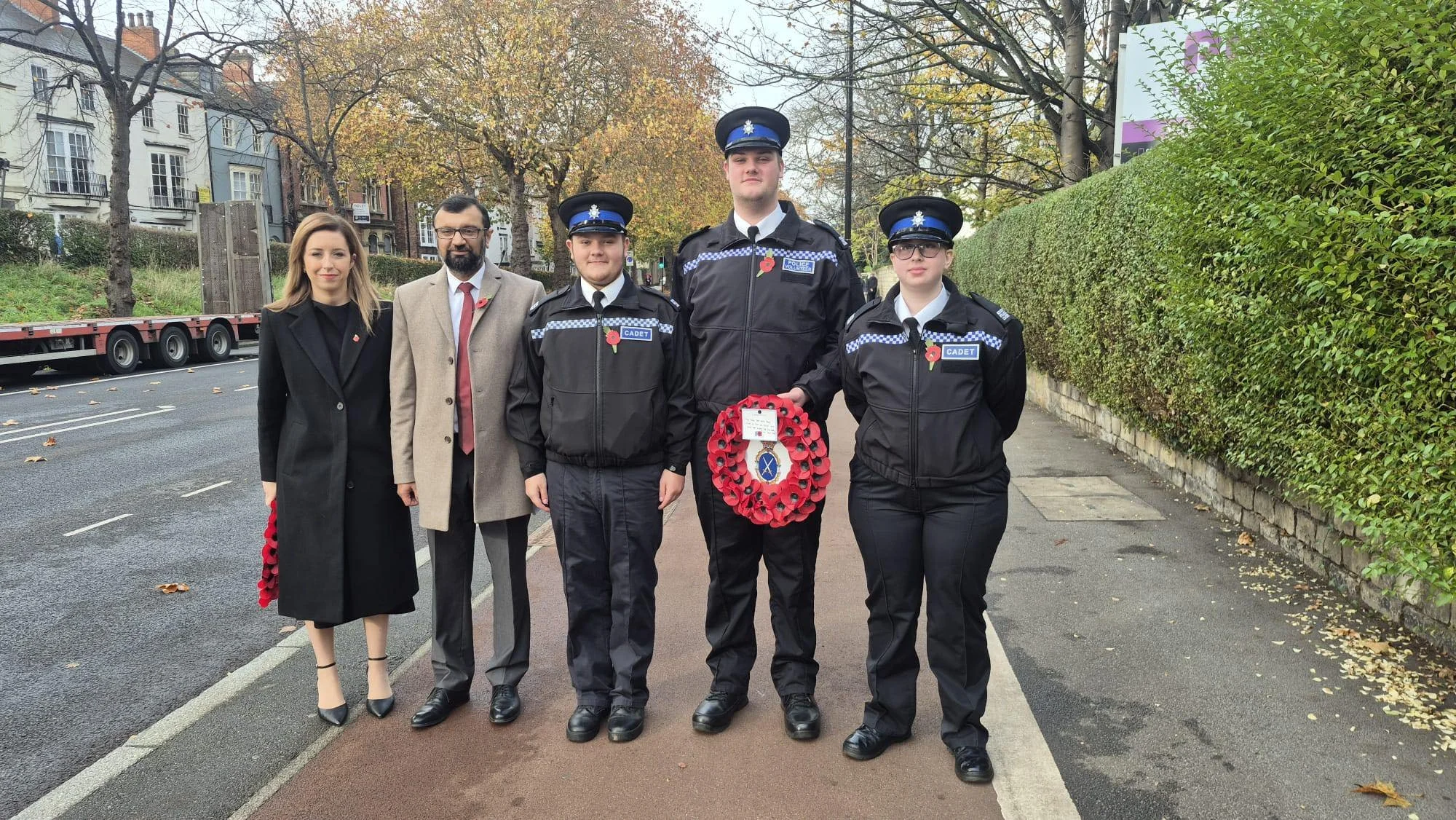 A moving Remembrance Sunday in the centre of Doncaster