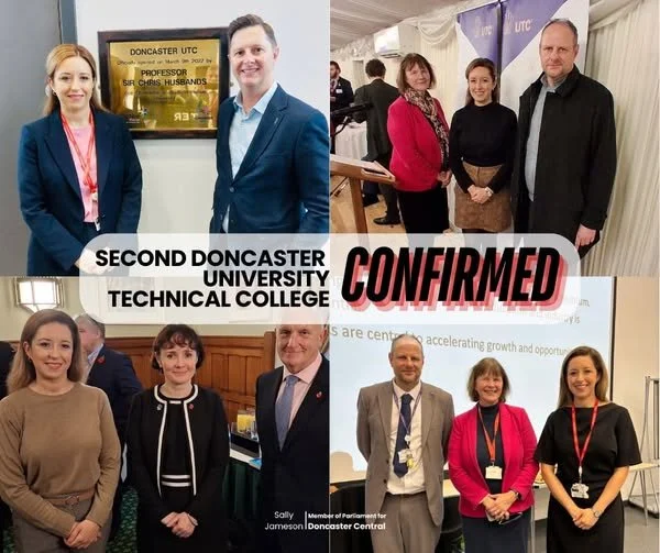 Second Doncaster UTC Confirmed