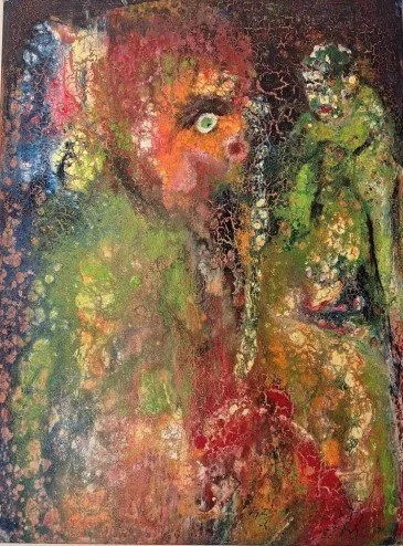 THE OLD LADY AND THE GREEN MONKEY