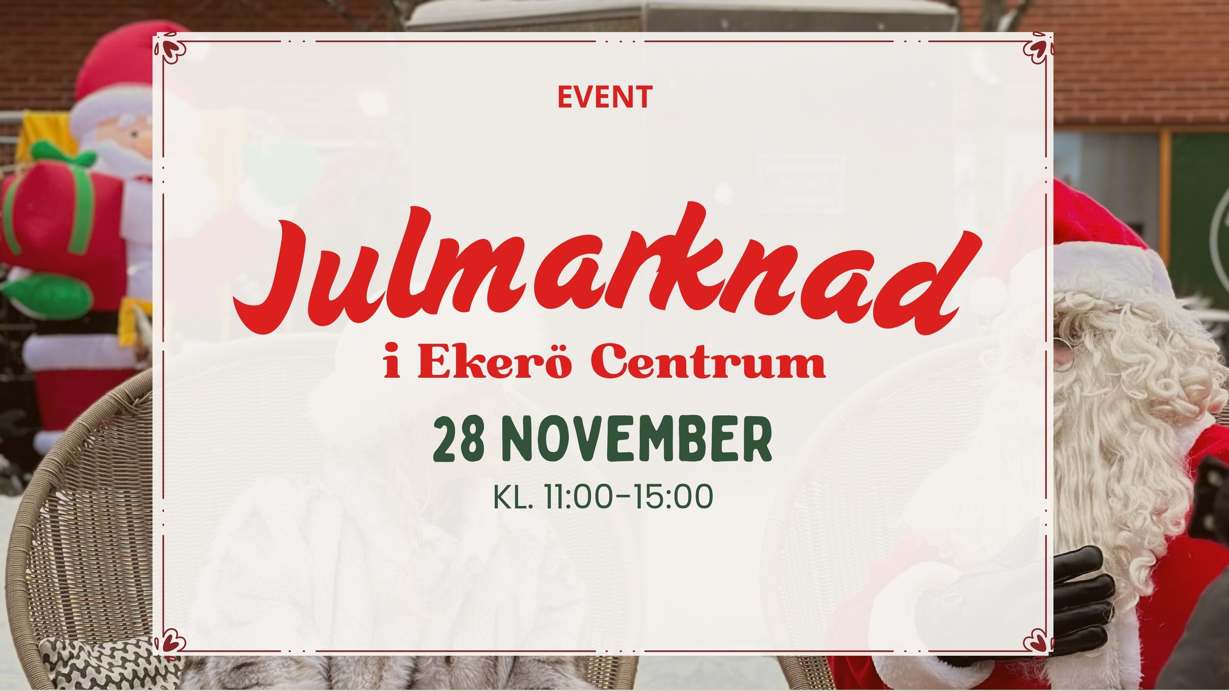 Julmarknad i Ekerö Centrum