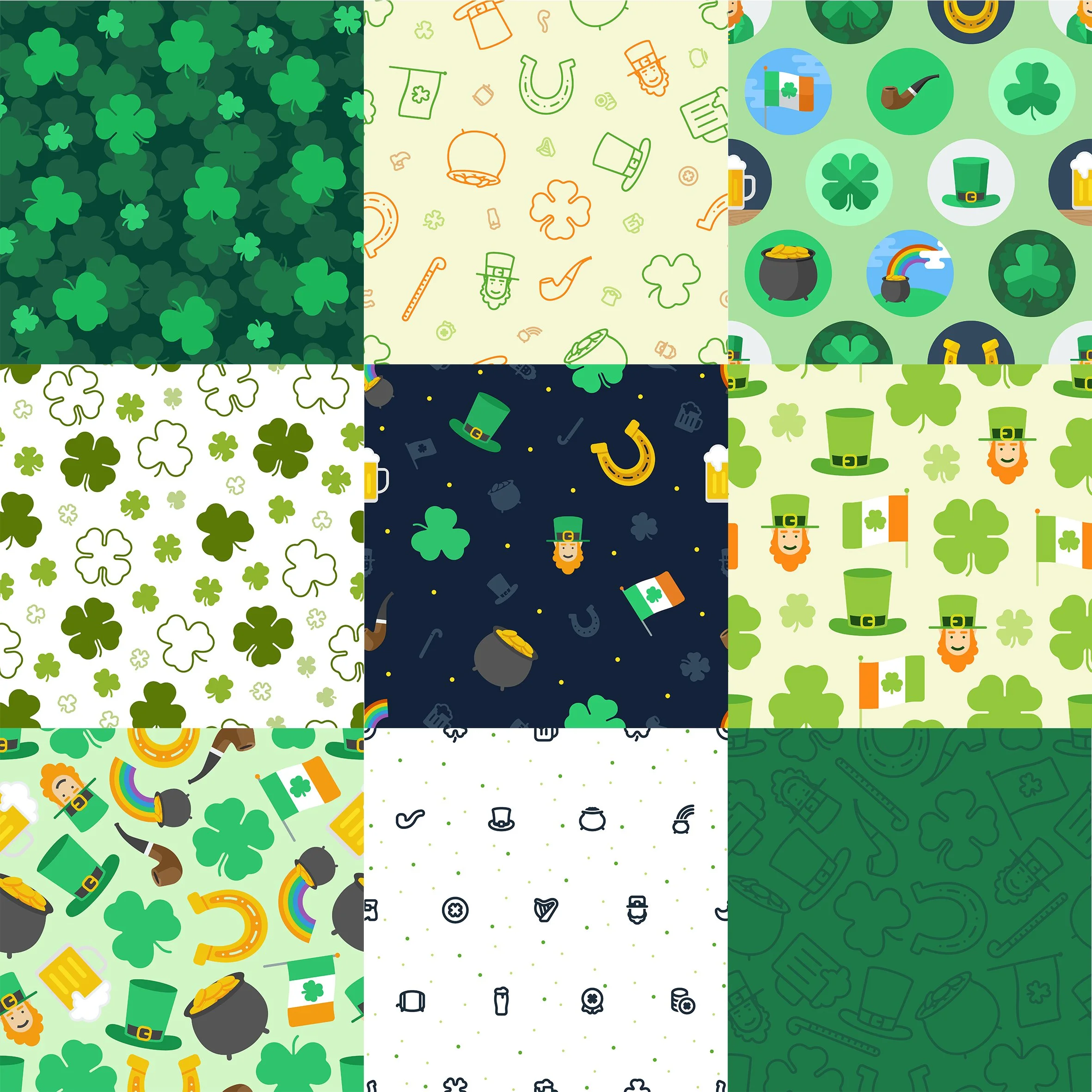 St Patricks Day Design Pack Product Preview 4.jpg