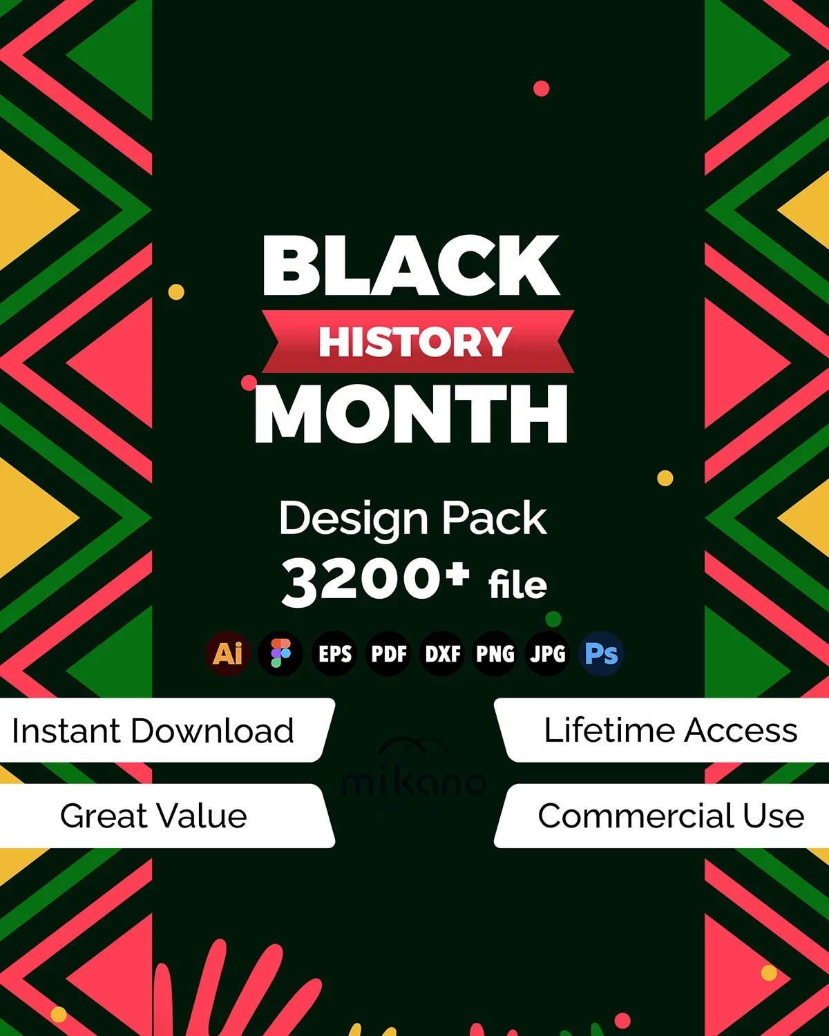 Black History Month SVG Bundle | Cultural Heritage Graphics, Afro Woman Clipart (Digital Download)