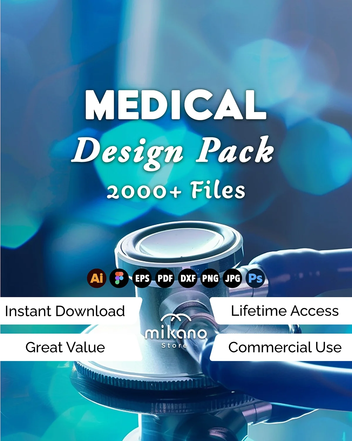 Medical Design Bundle, Nurse Doctor Graphics, Healthcare Clipart (2000+ Files)