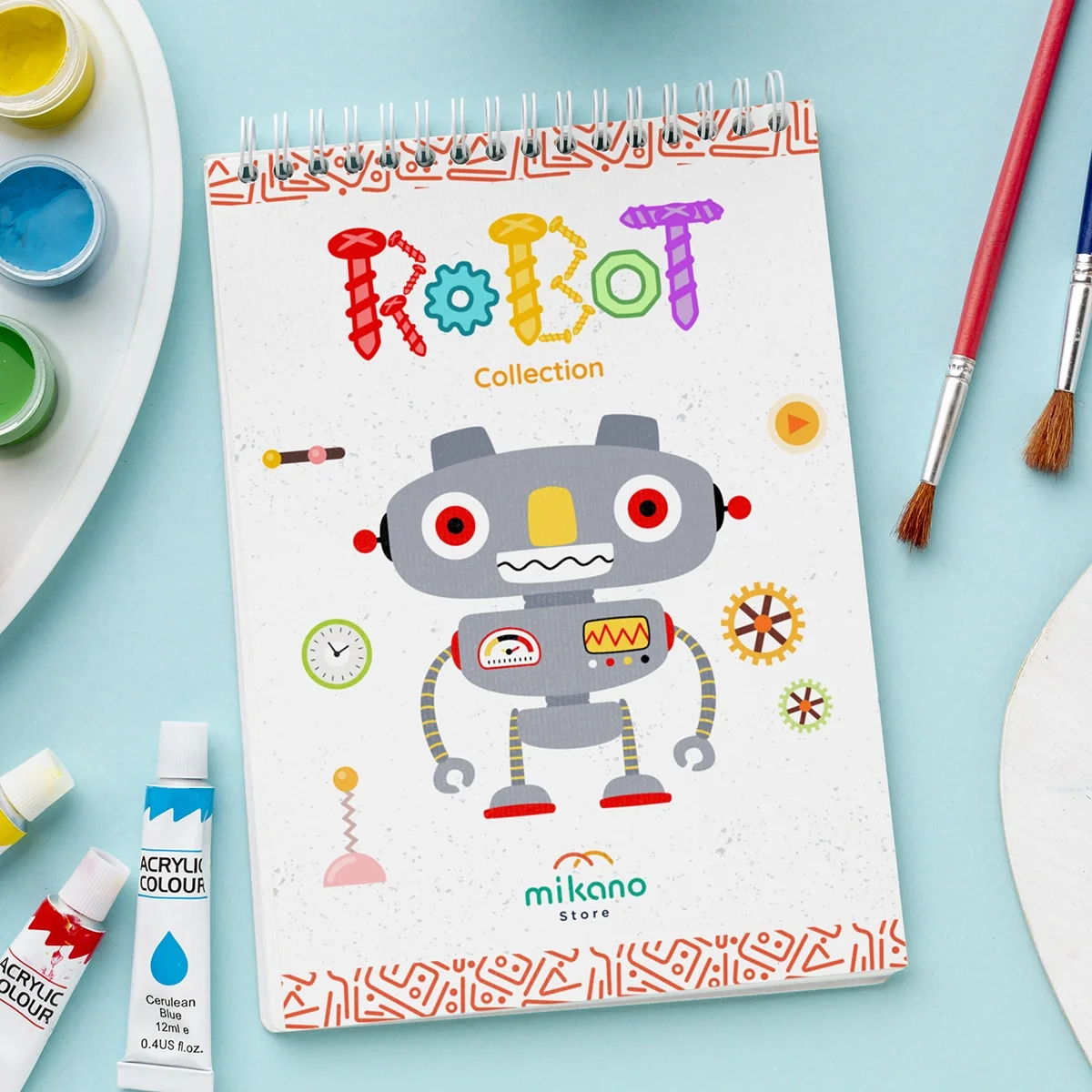 Robot Coloring Book for Kids, 50 Printable Pages, PDF Activity Pack, Instant Download, Homeschool Worksheet, Classroom Resource