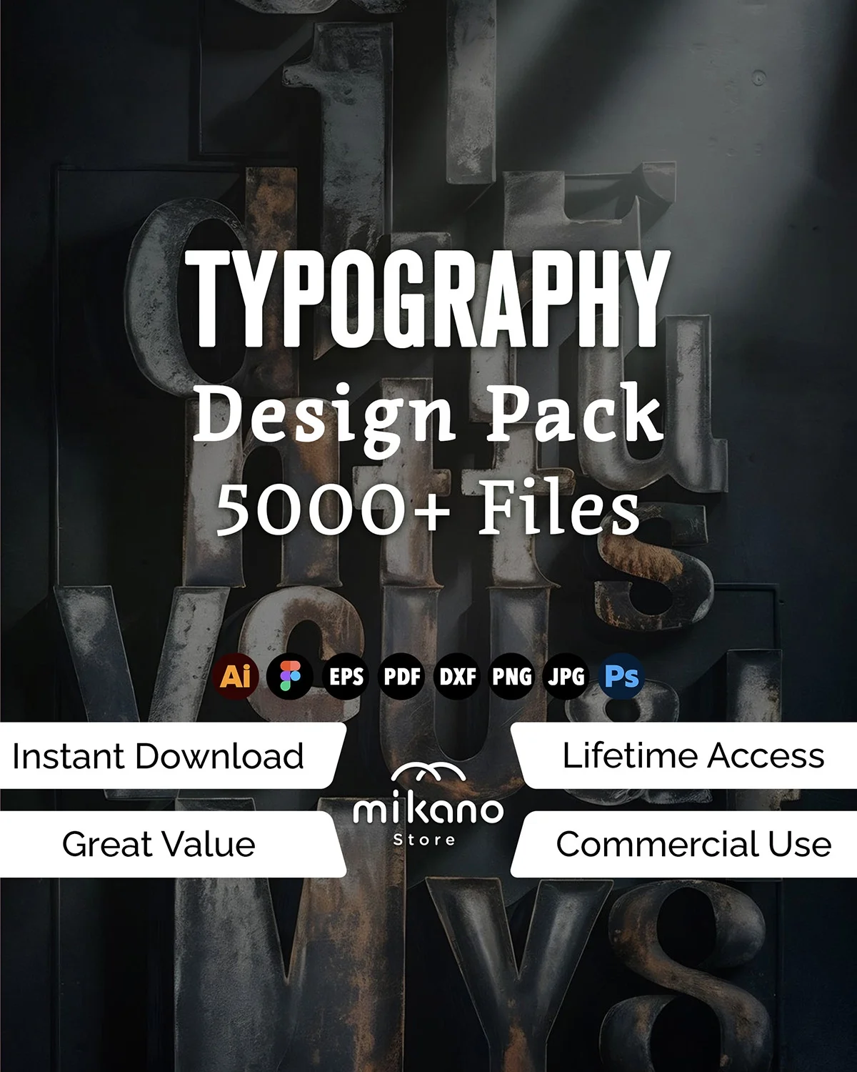 Typography Design Bundle 5000+ Files For Cricut Sublimation Lettering Graphics png, eps, Ai, pdf, dxf, jpg, psd Font Style Pack