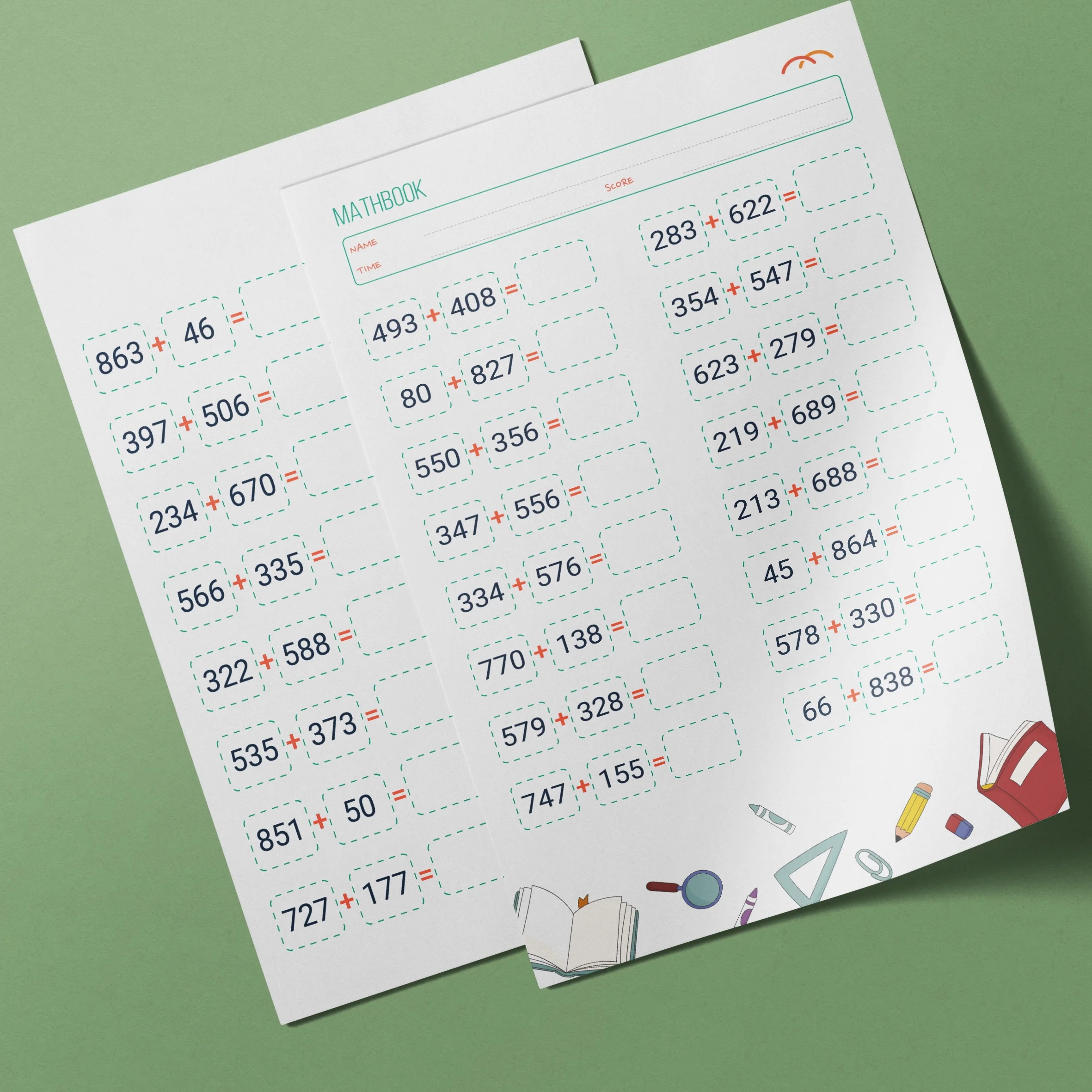 Math Workbook Product Preview 3 .webp
