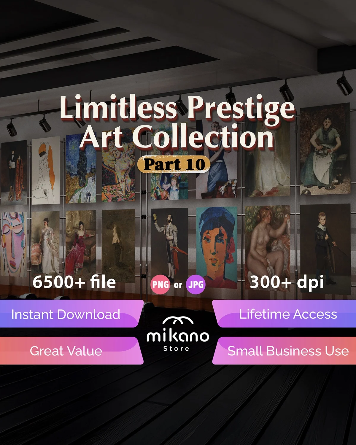 6500+ Vintage Fine Art Bundle Printable Museum Painting Collection JPG PNG Download Classic Portrait Antique Decor Masterpiece Part 10