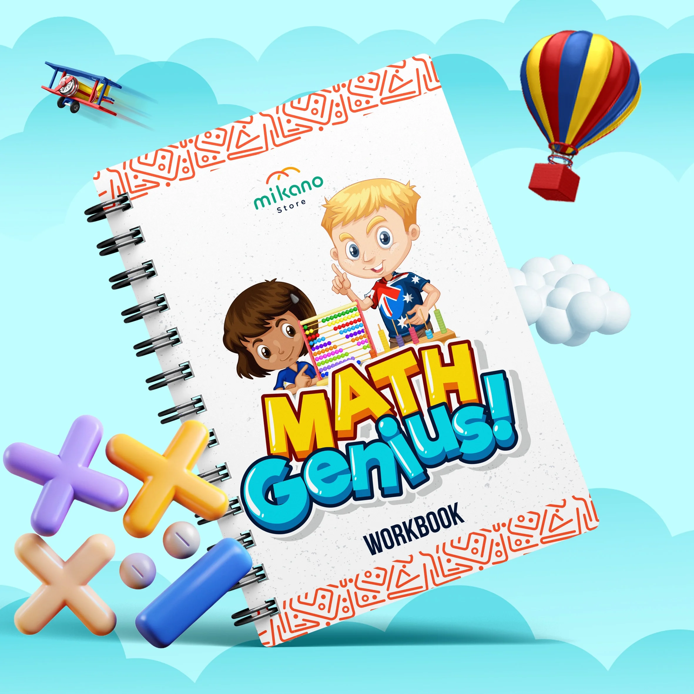 100 Days Maths Workbook, Multiplication P1 (100 A4 Printable Worksheets)