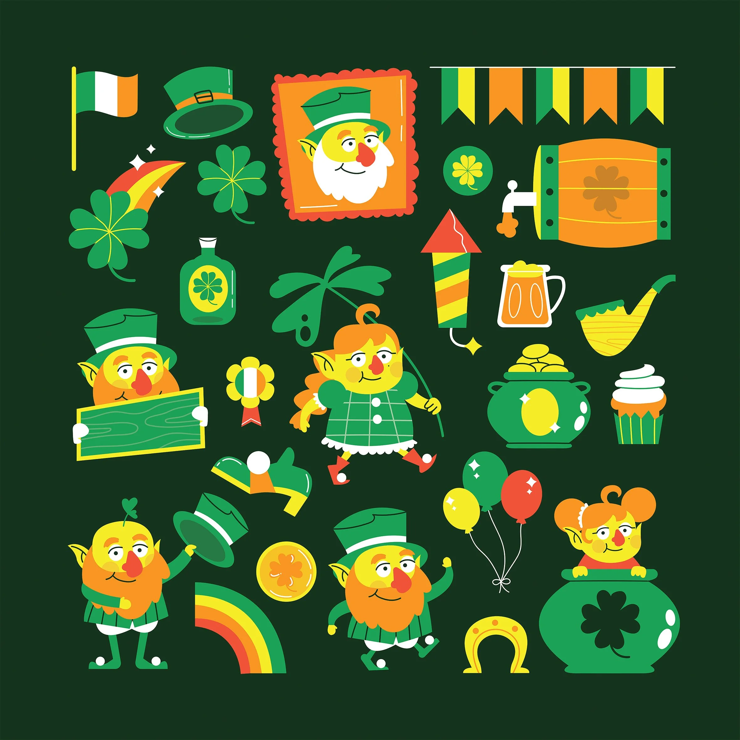 St Patricks Day Design Pack Product Preview 3.jpg
