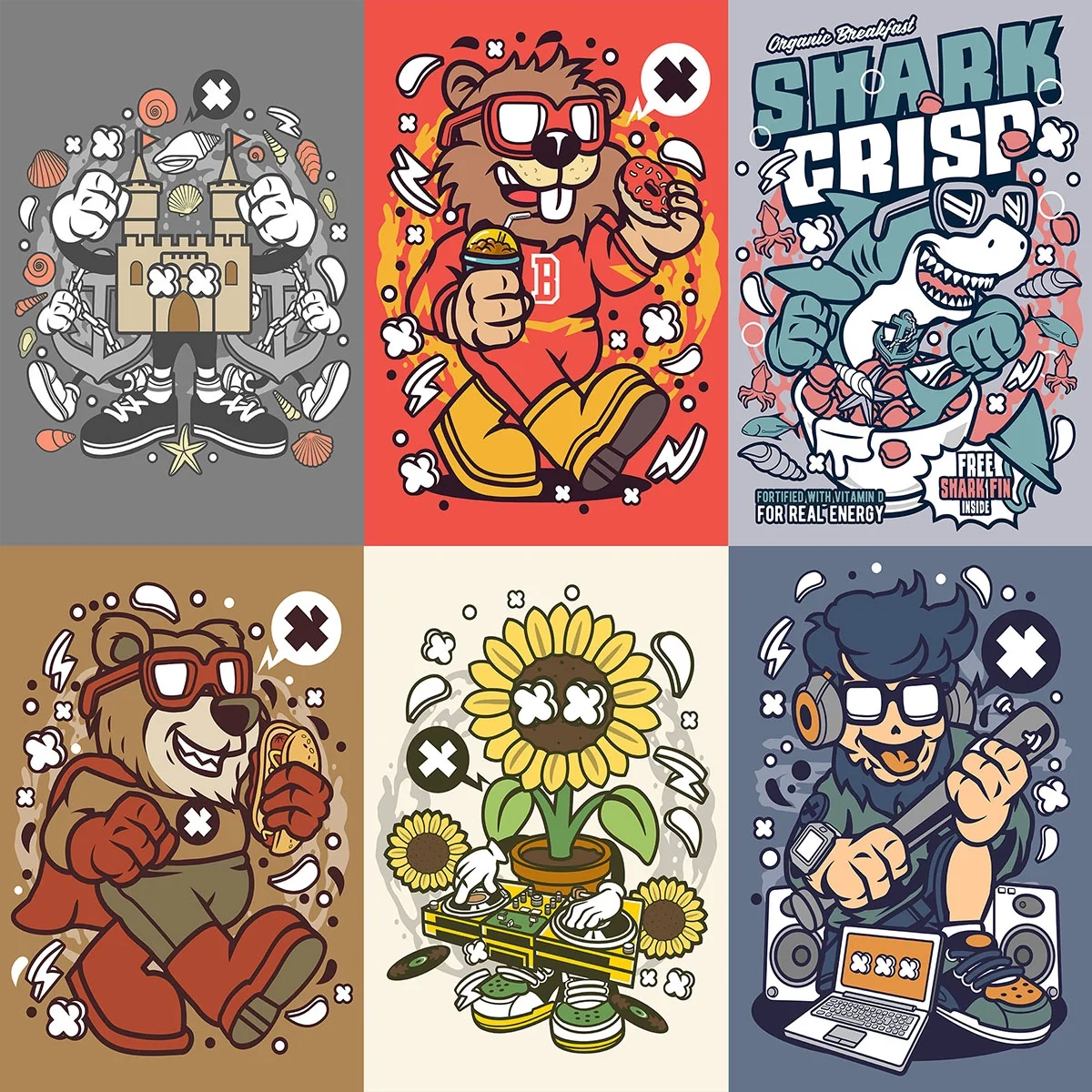 Pro Cartoon Design Pack Product Preview 7 .webp