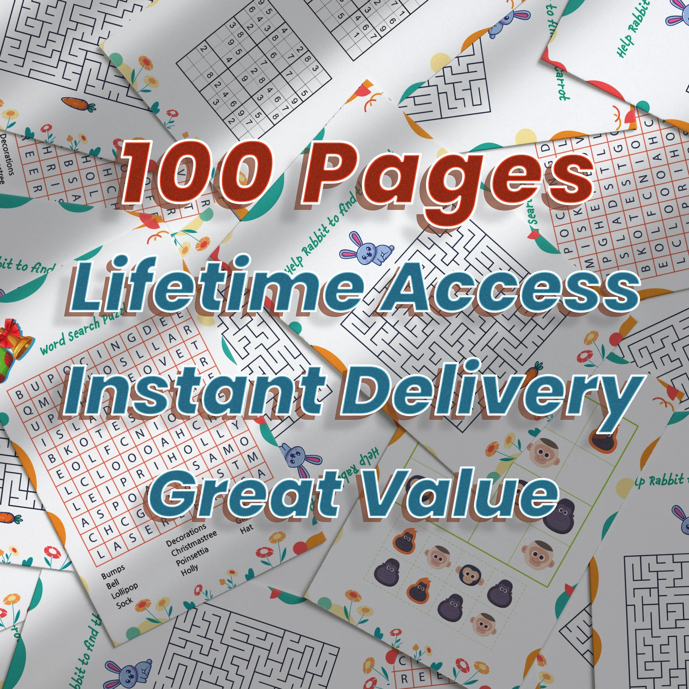 Puzzles Book Product Preview .webp