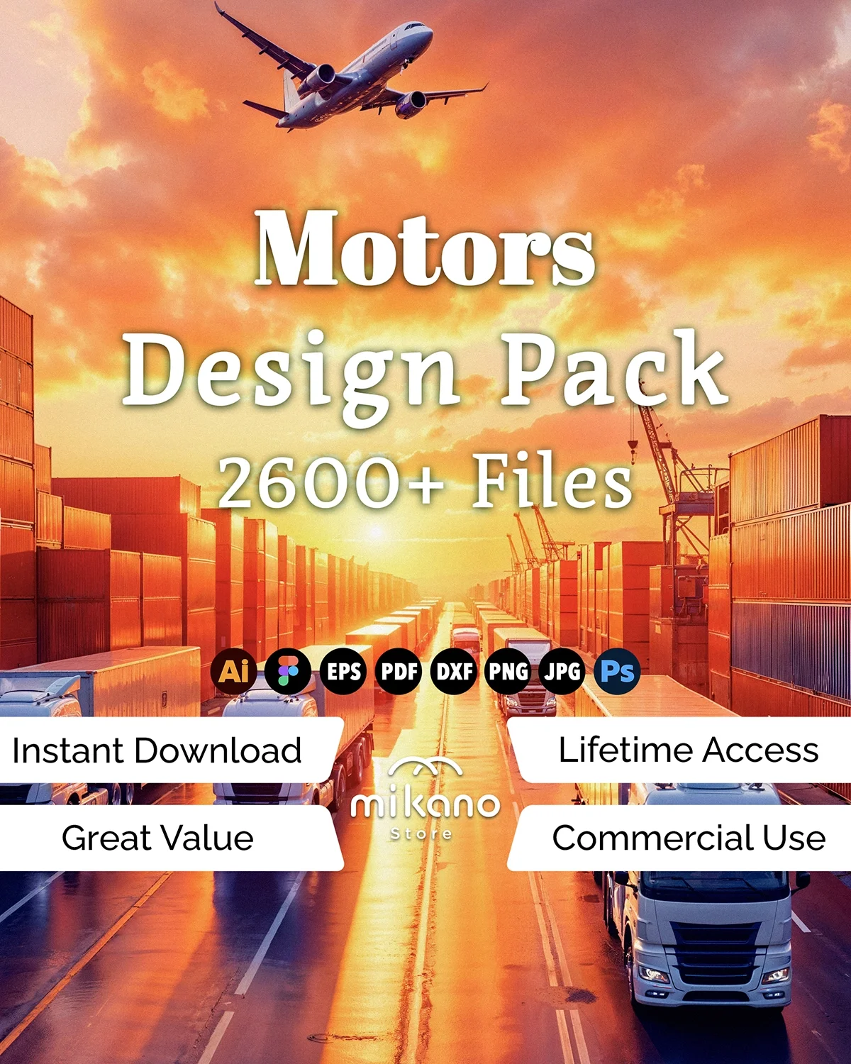 Motors Design Pack, 2600+ Transport Graphics (ai, eps, pdf, png)