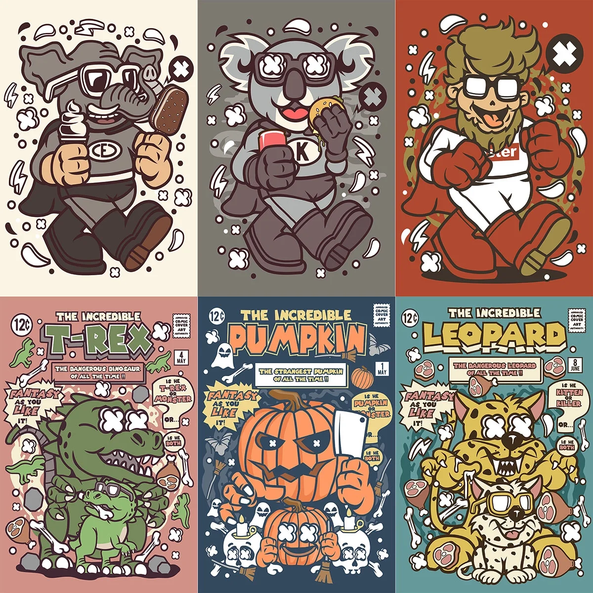 Pro Cartoon Design Pack Product Preview 8 .webp