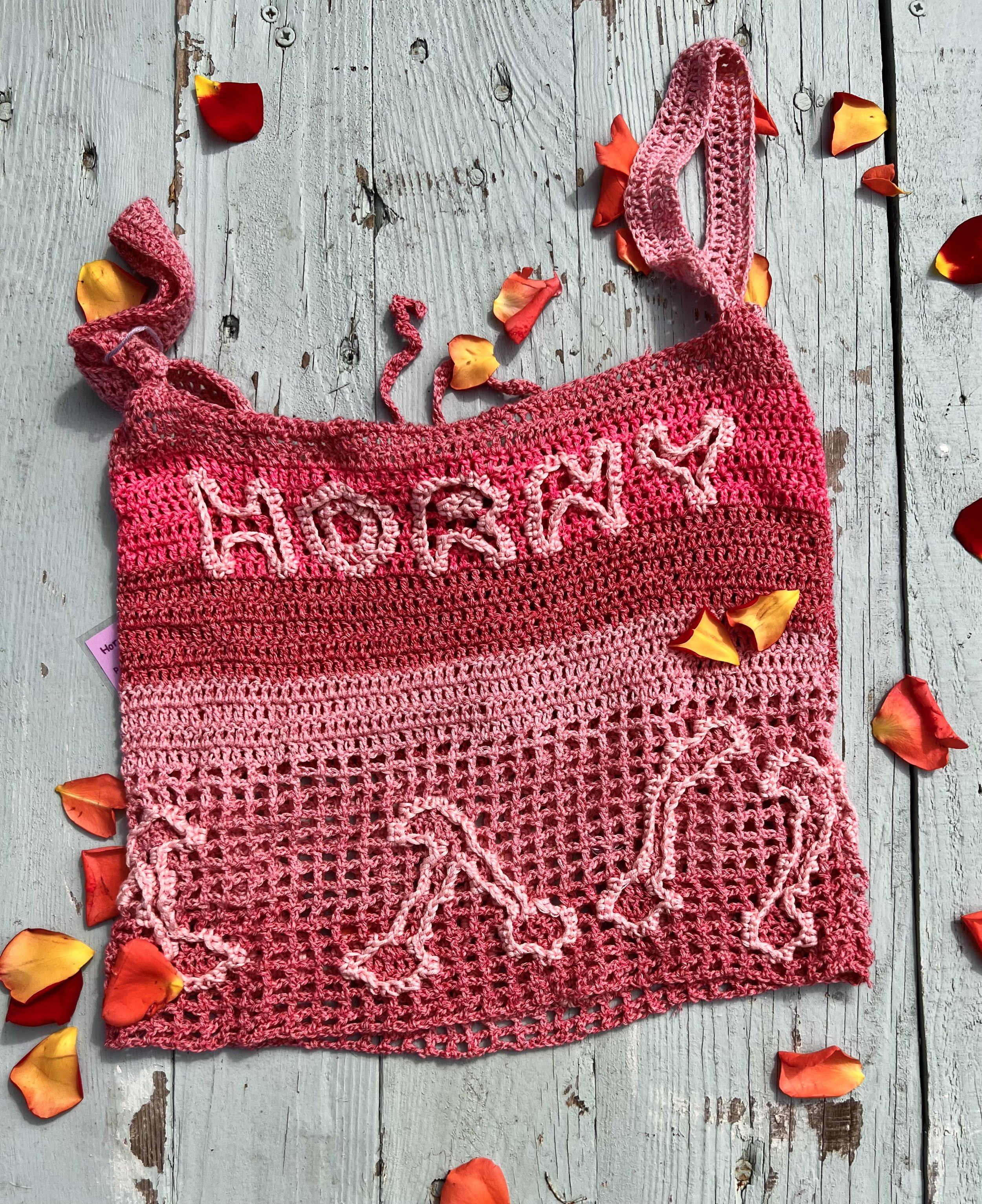 🍒 Top crochet « Cherry Bomb » – Taille M