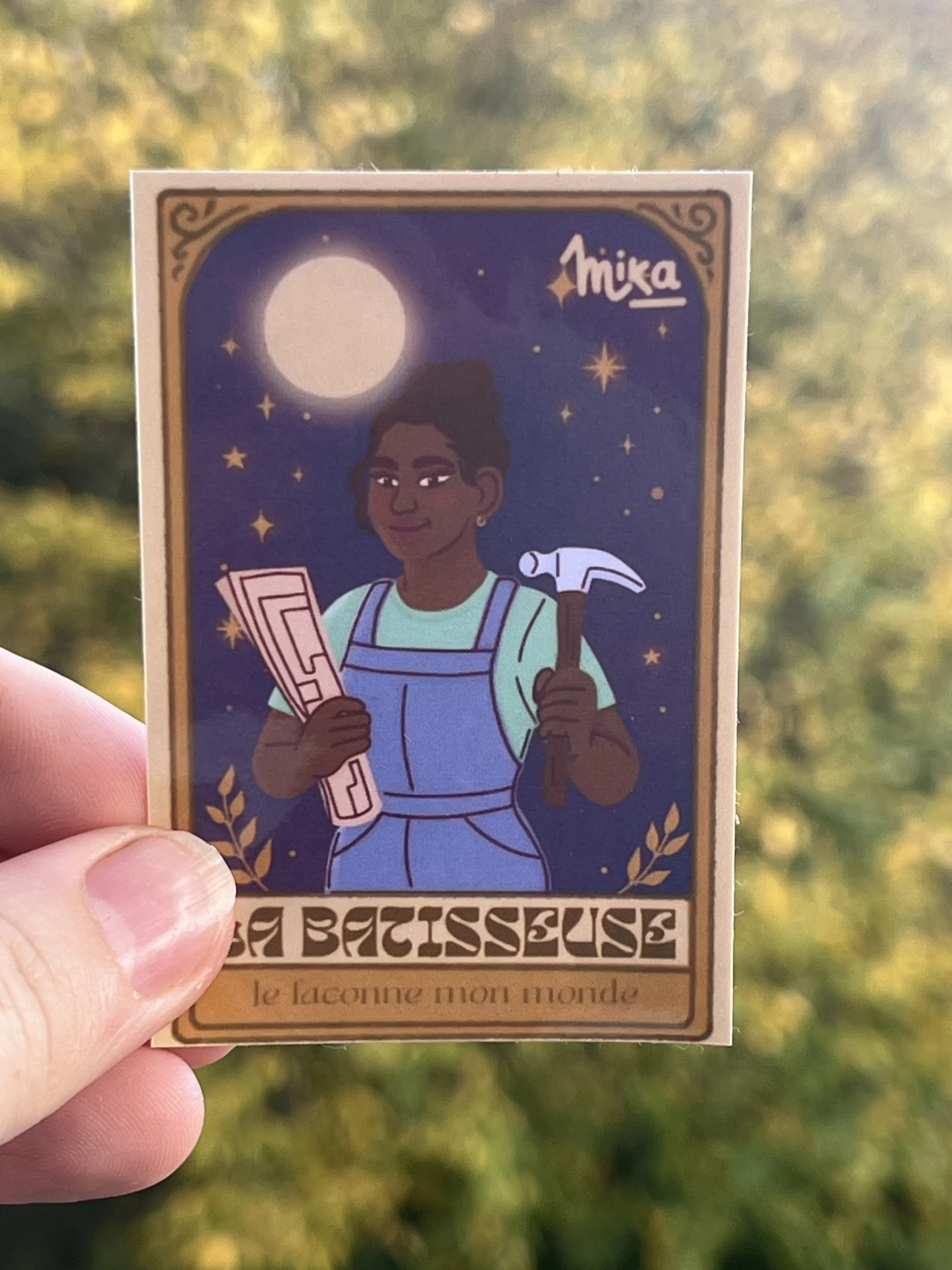 Stickers 🪄 La Bâtisseuse